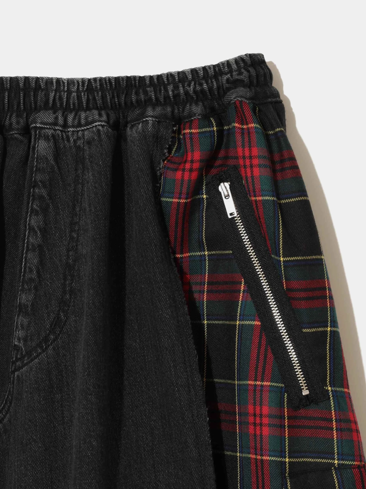 Женская юбка UNDERCOVER Tartan Denim Black