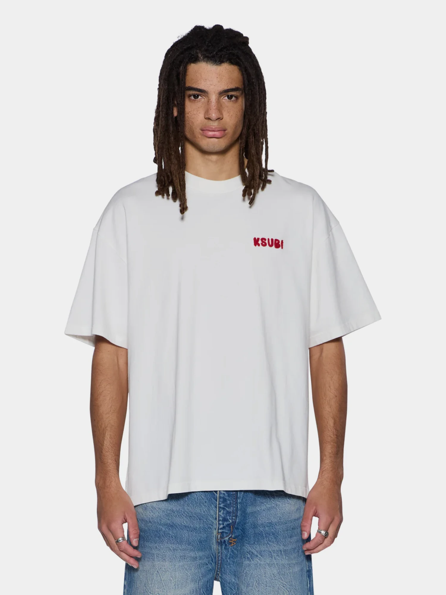 Футболка Ksubi Mekanik Ekcess Vintage White