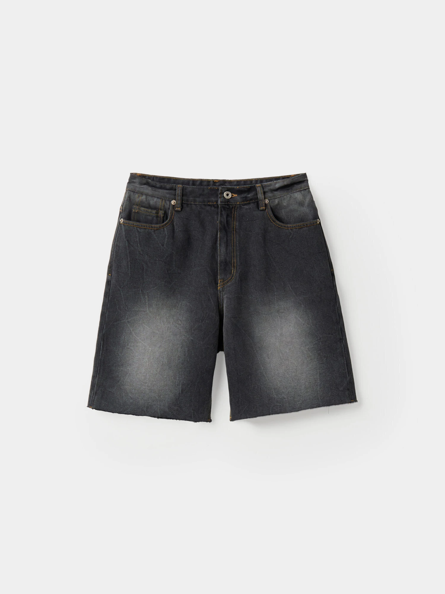 Шорты COOR Linkle Cut-Off Denim Washed Black