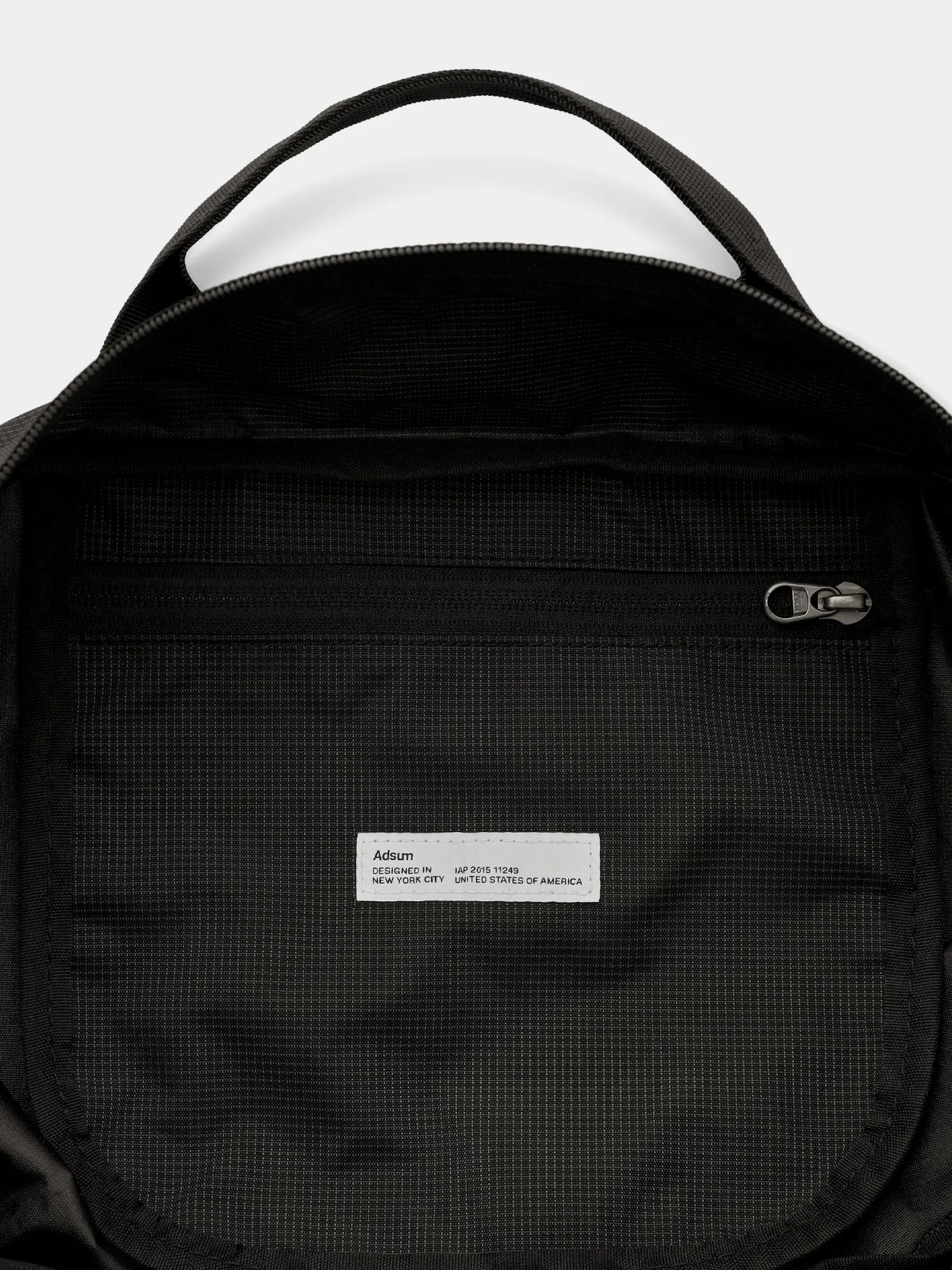 Тоут Adsum Zip Tote Herringbone Black