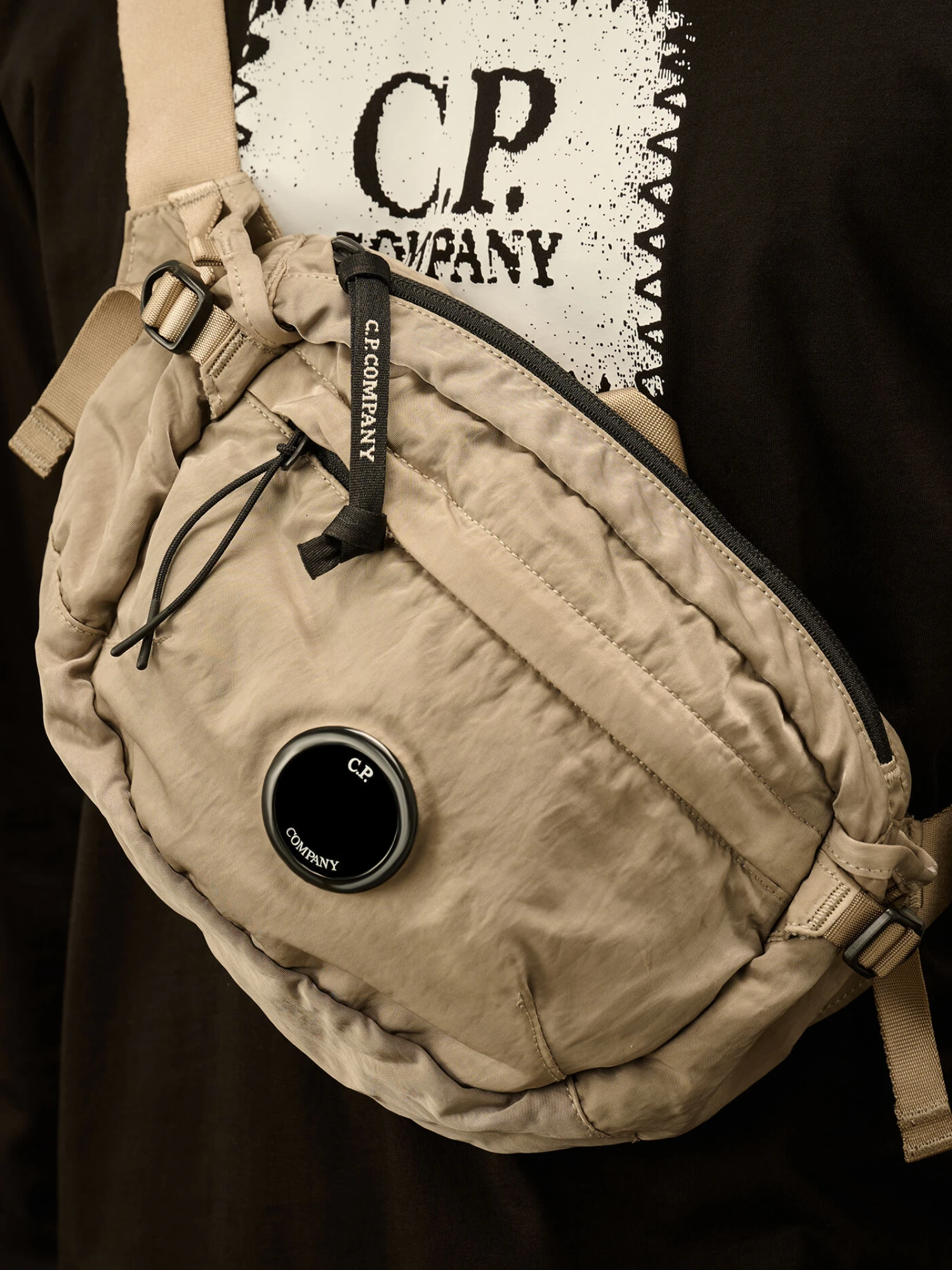 Сумка C.P. Company Nylon B Crossbody Pack Vintage Khaki