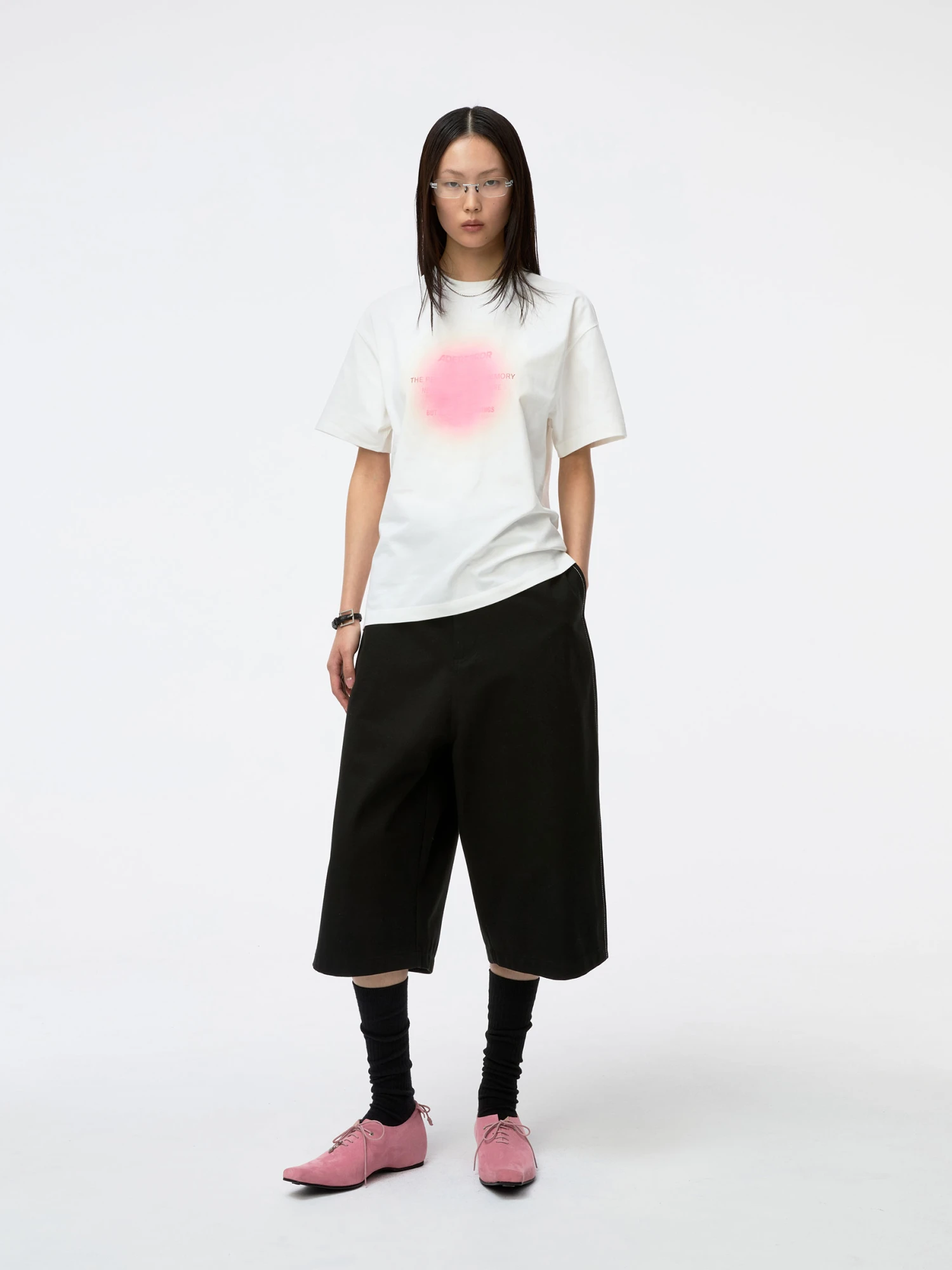 Футболка ADERERROR Eternity T-Shirt Product. 46 Pink