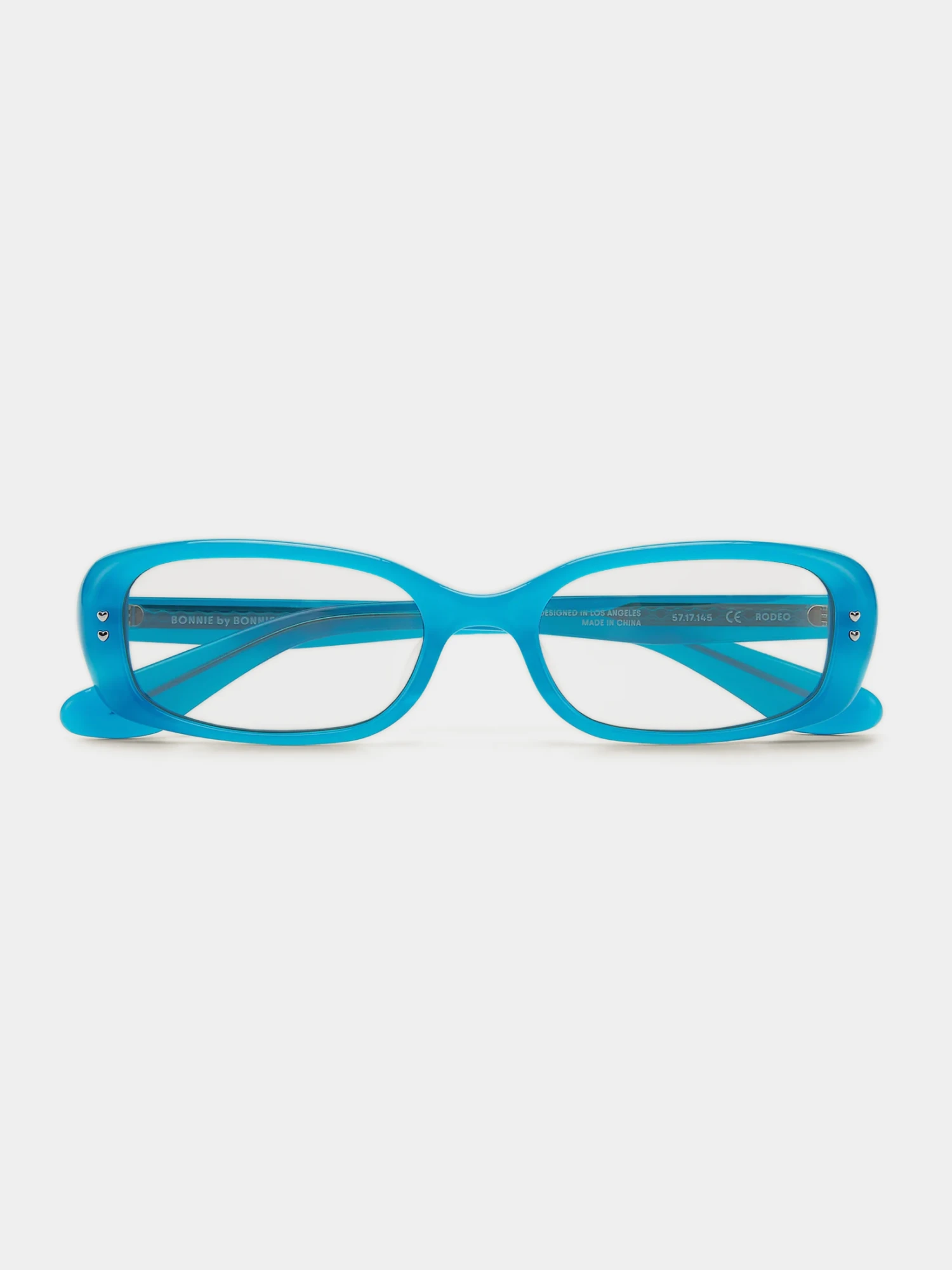 Очки Bonnie Clyde Rodeo Turquoise & Clear Lens