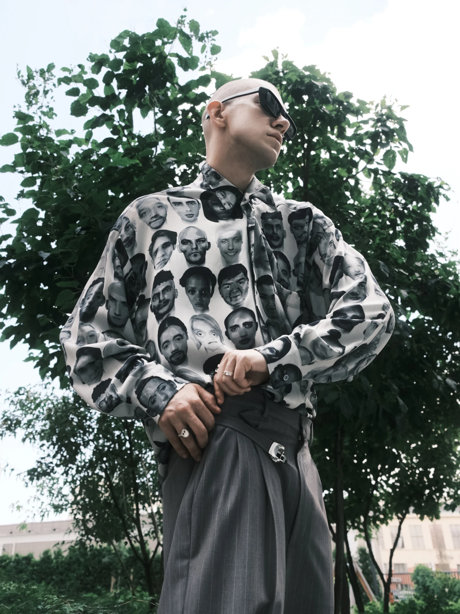 Рубашка Magliano Finalists Twisted Black/White