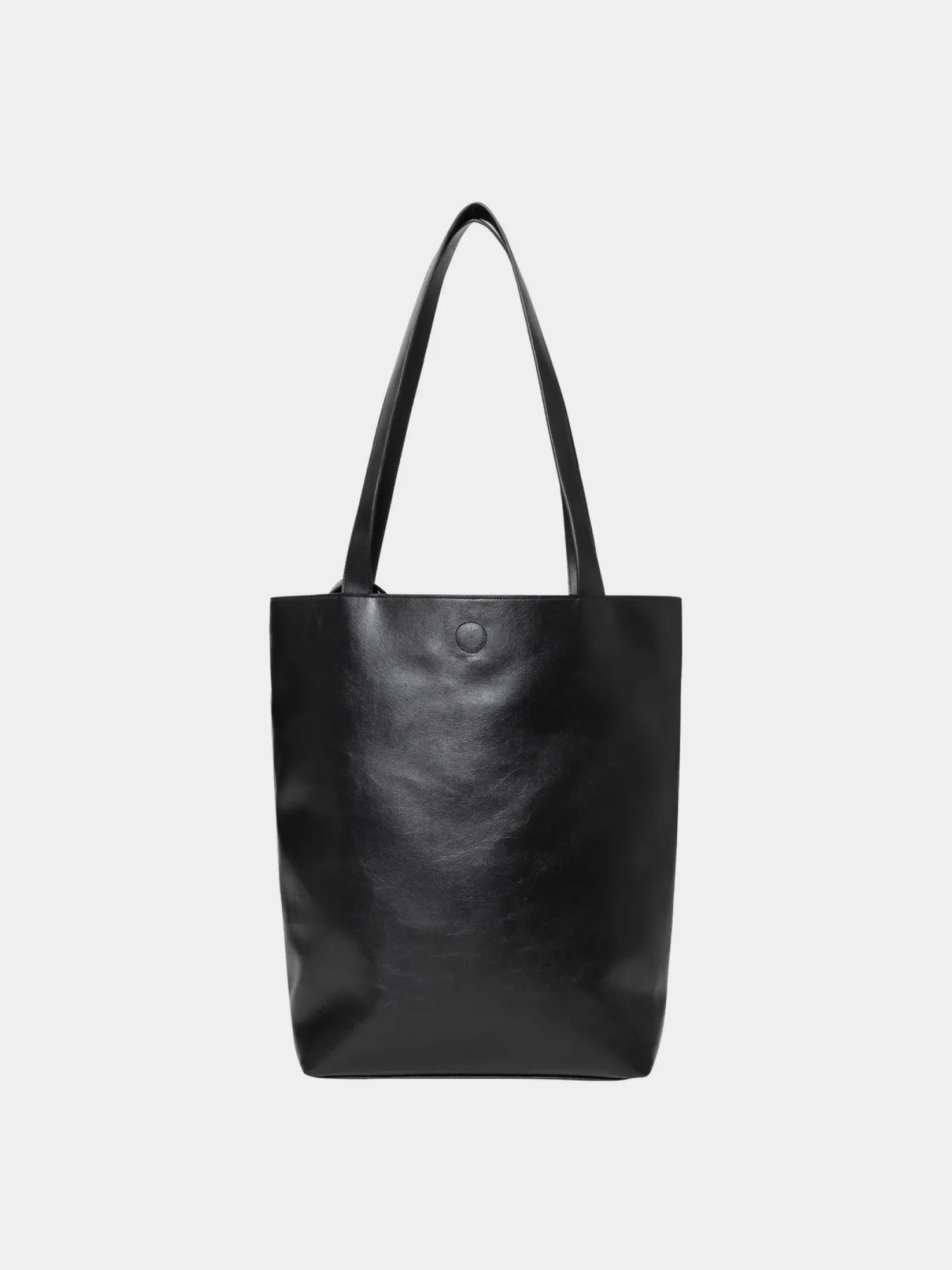 Сумка AJOBYAJO Vegan Leather Dual Tote Black