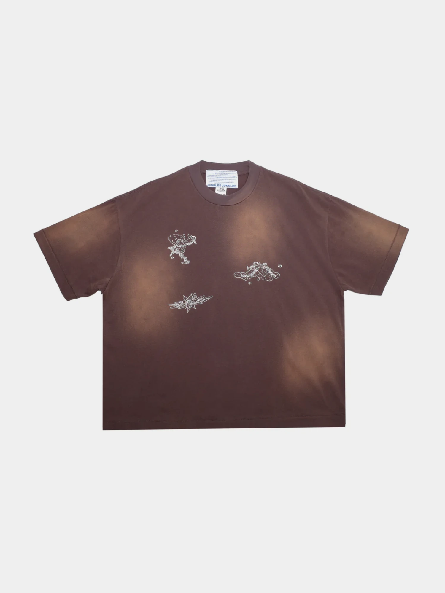 Футболка Jungles Jungles Cherub Vintage Wash Purple
