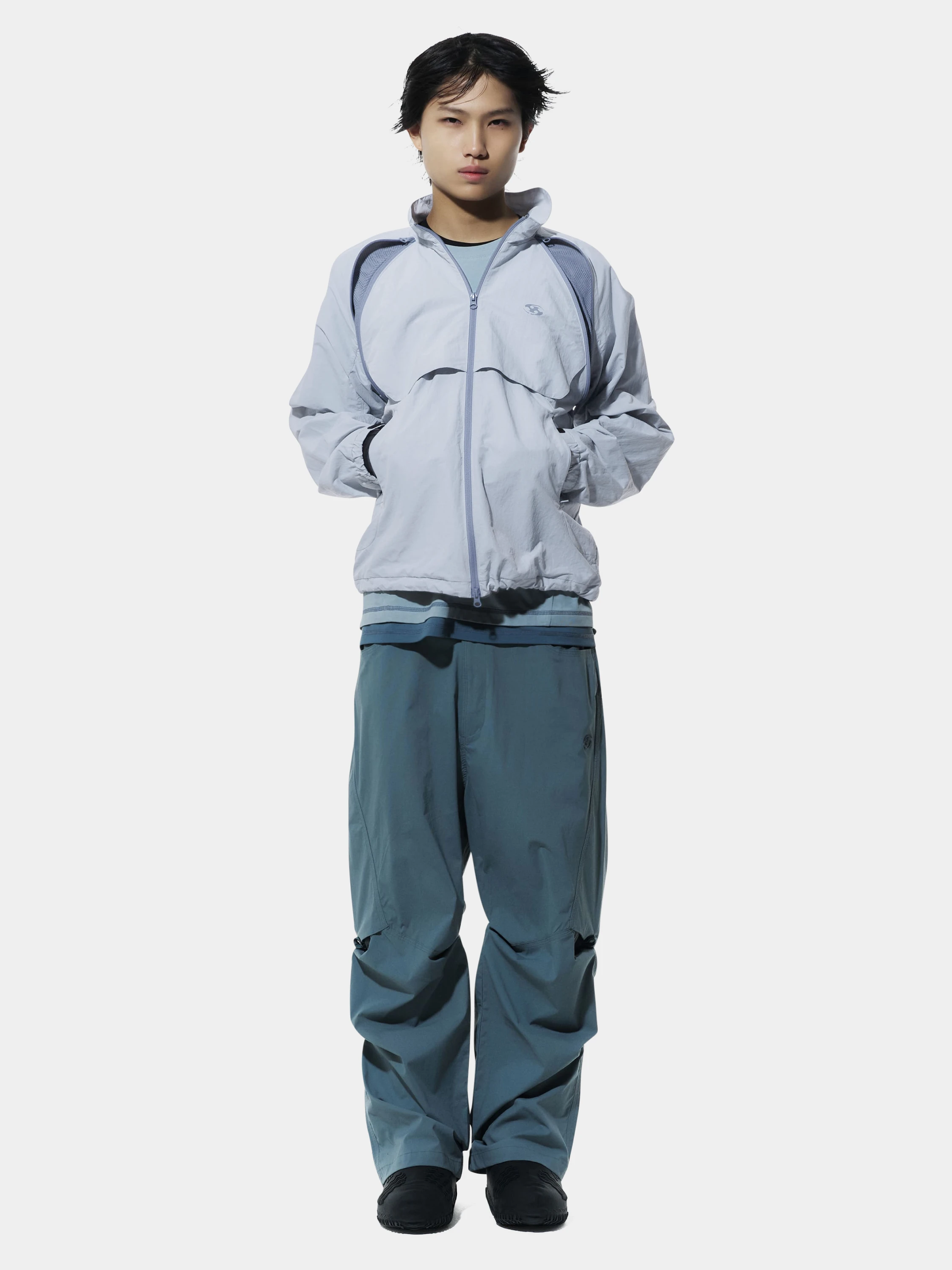 Ветровка SAN SAN GEAR Slash Zipper Jacket Grey