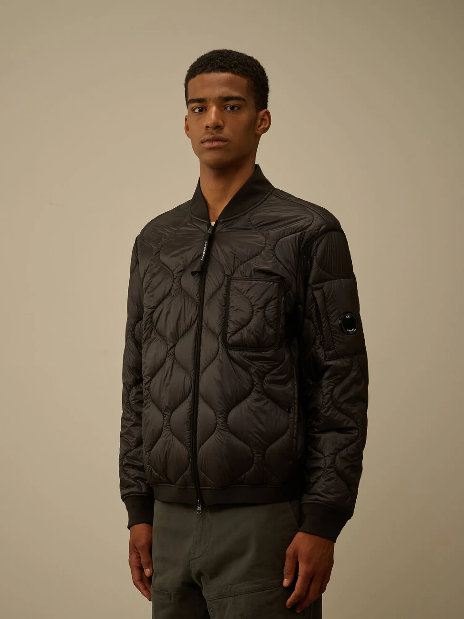 Стеганая куртка C.P. Company Liner Bomber Padded Black