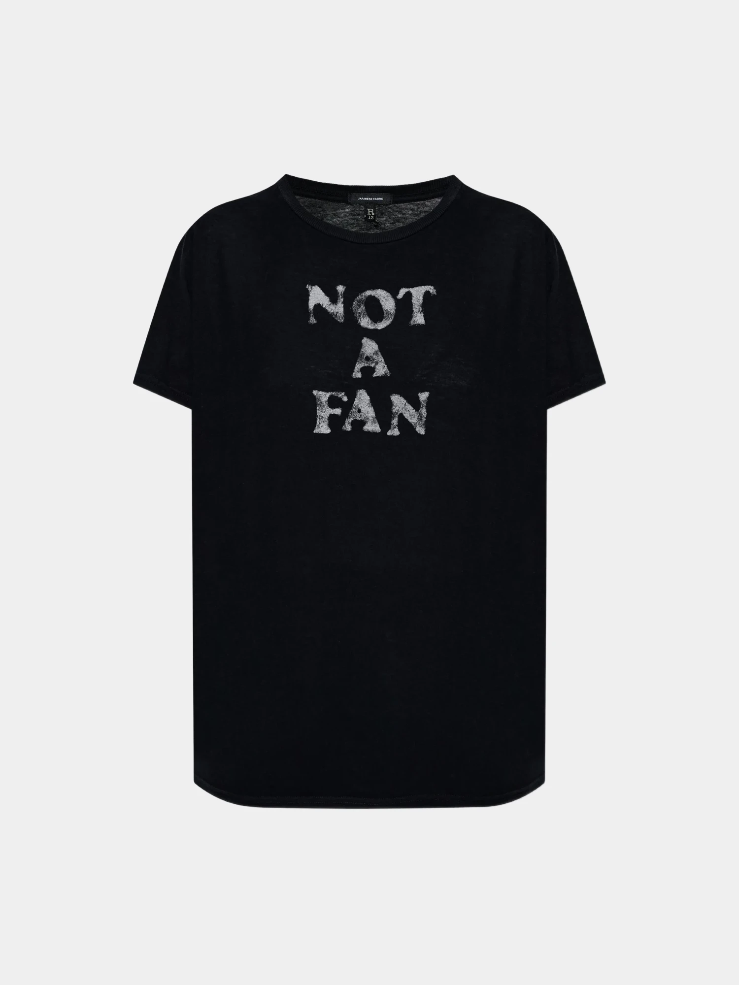 Женская футболка R13 Not A Fan Boy Black