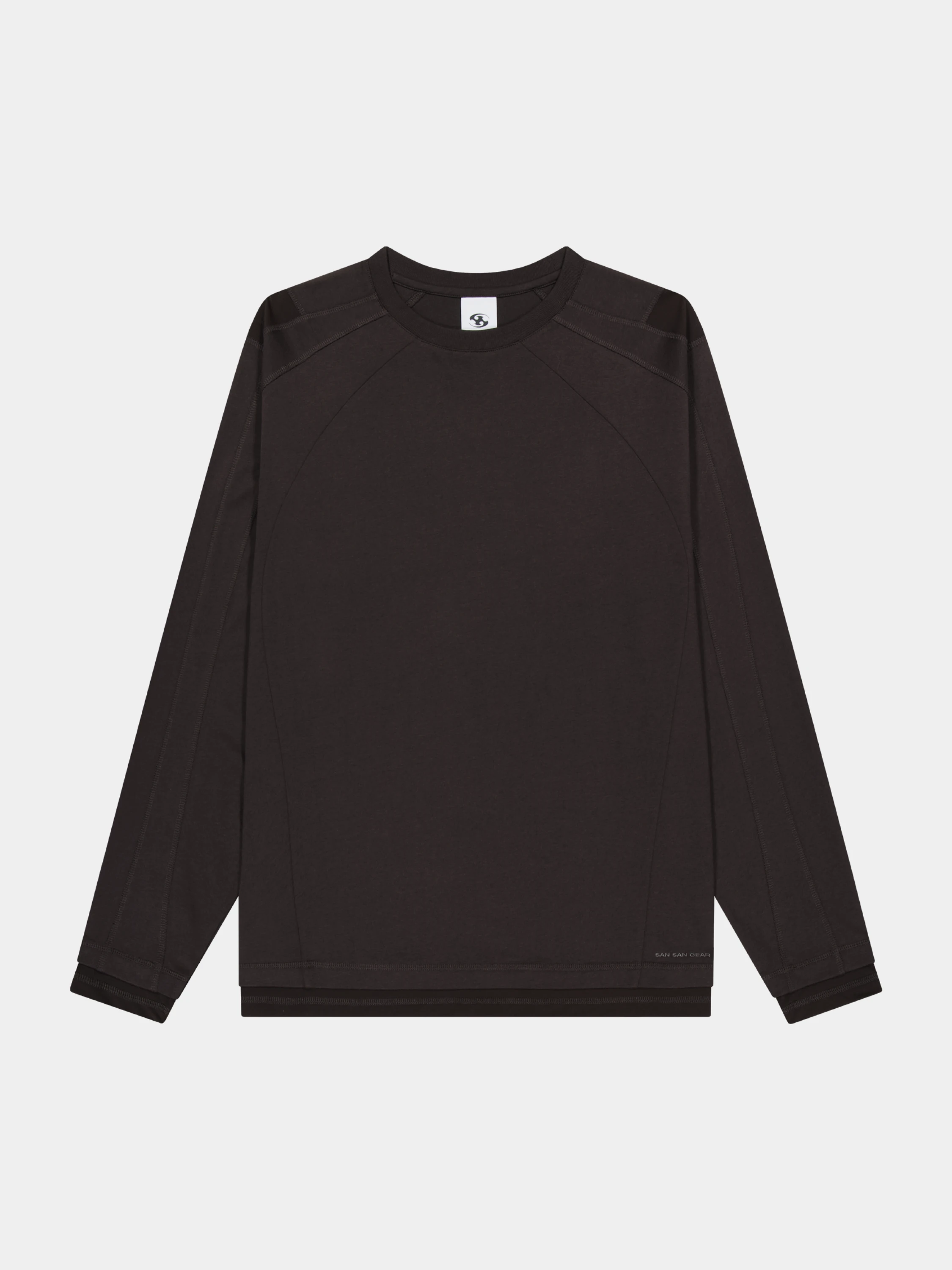 Лонгслив SAN SAN GEAR Mesh Paneled L/S Dark Brown