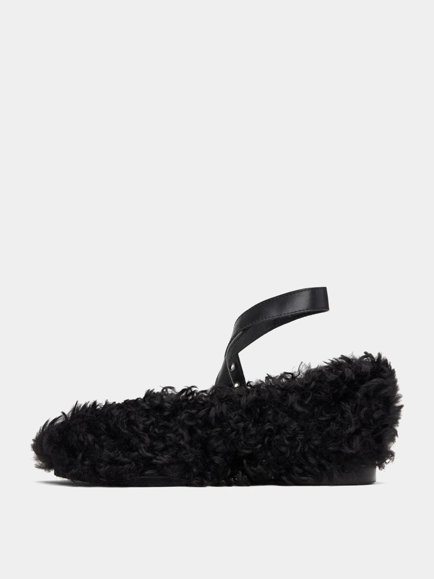 Женские балетки EPINGLER Strap Flat Black