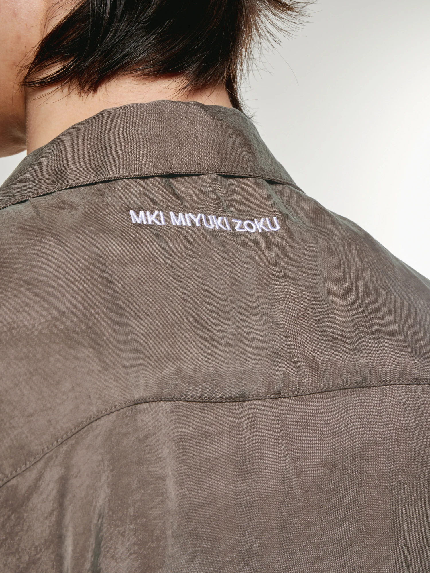 Рубашка MKI MIYUKI ZOKU Sandwash Cupro Vacation Brown