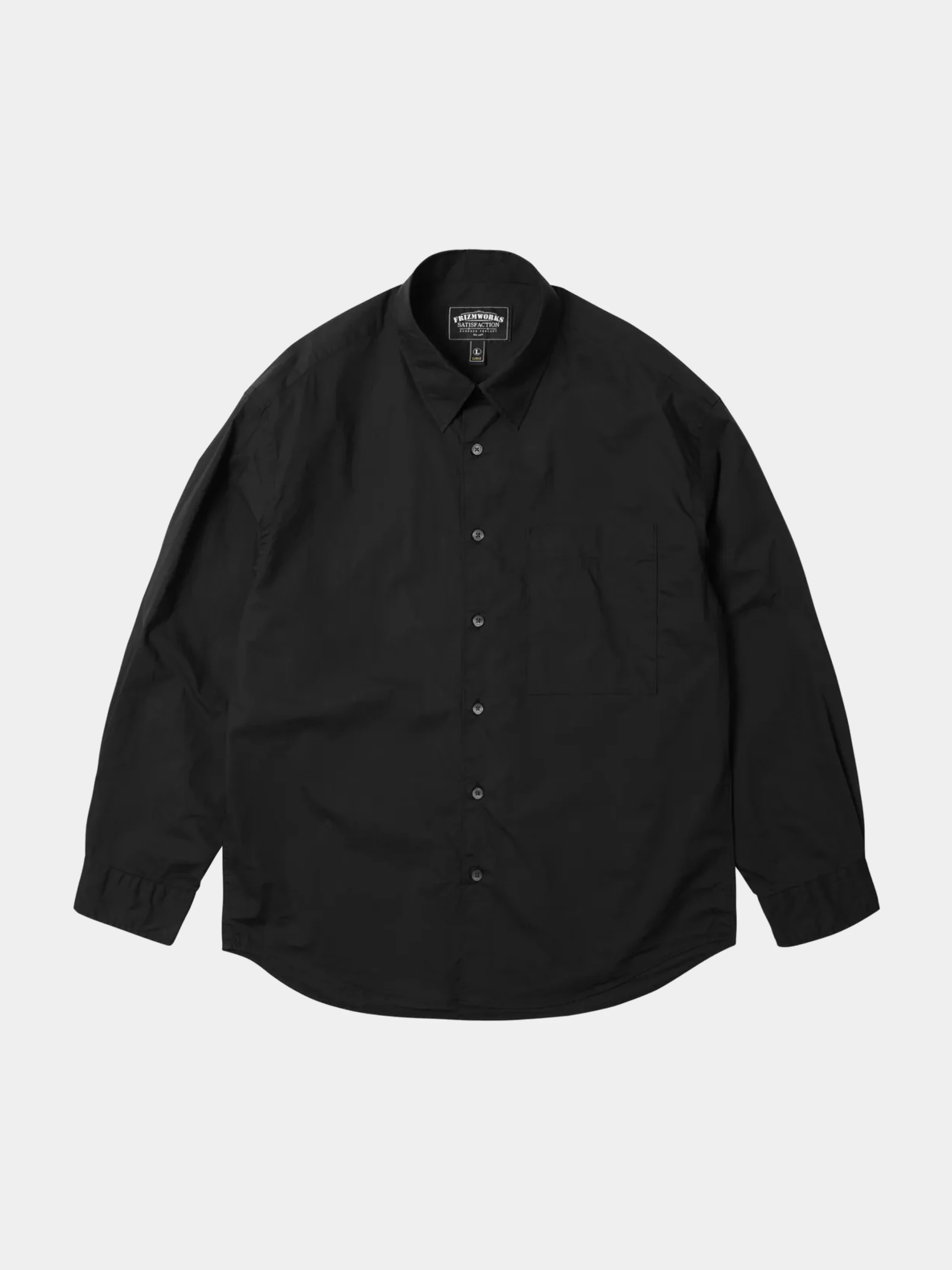 Рубашка FrizmWORKS Typewriter Relaxed Shirt Black