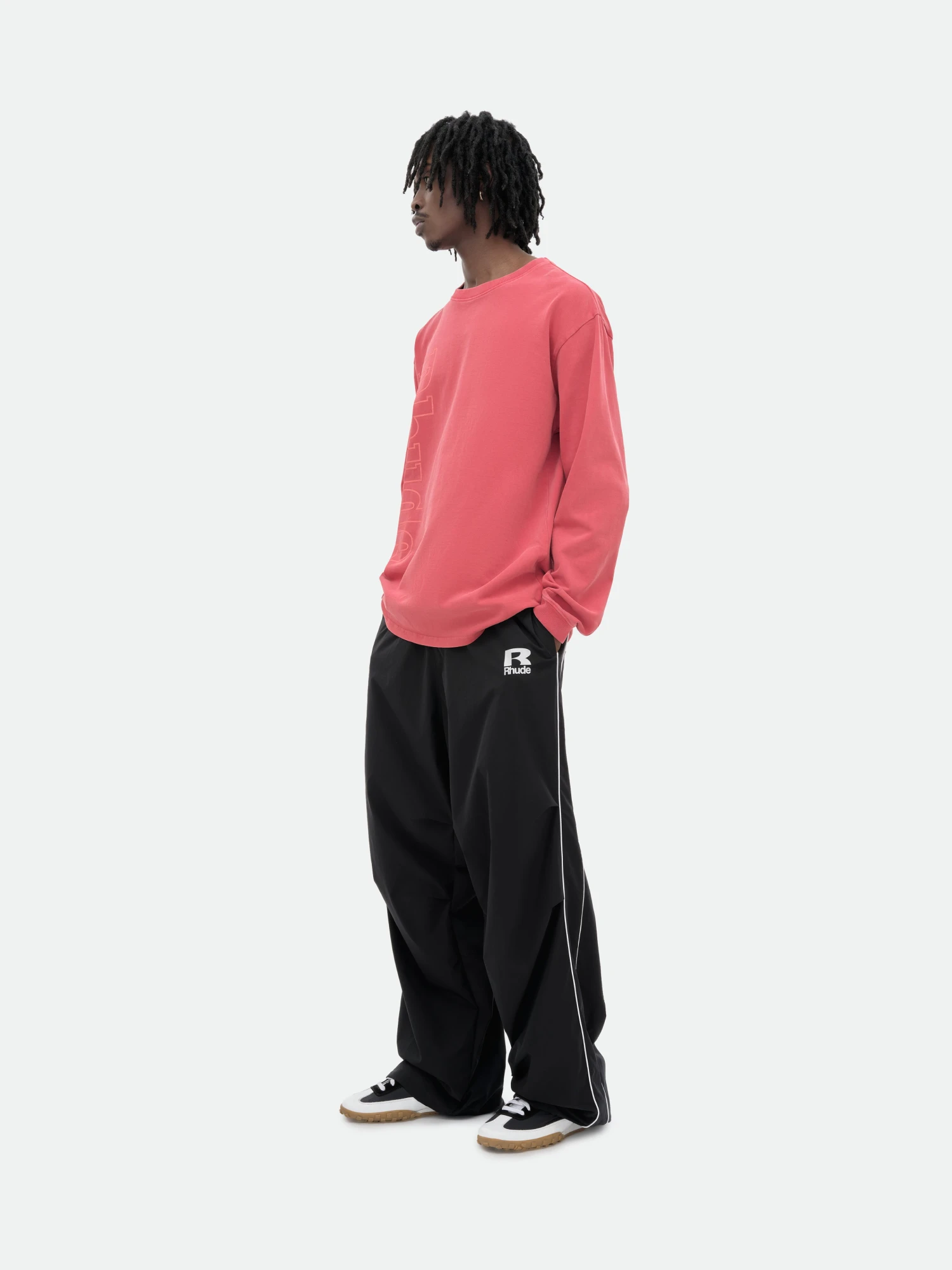 Лонгслив RHUDE Logo Ls Vtg Red
