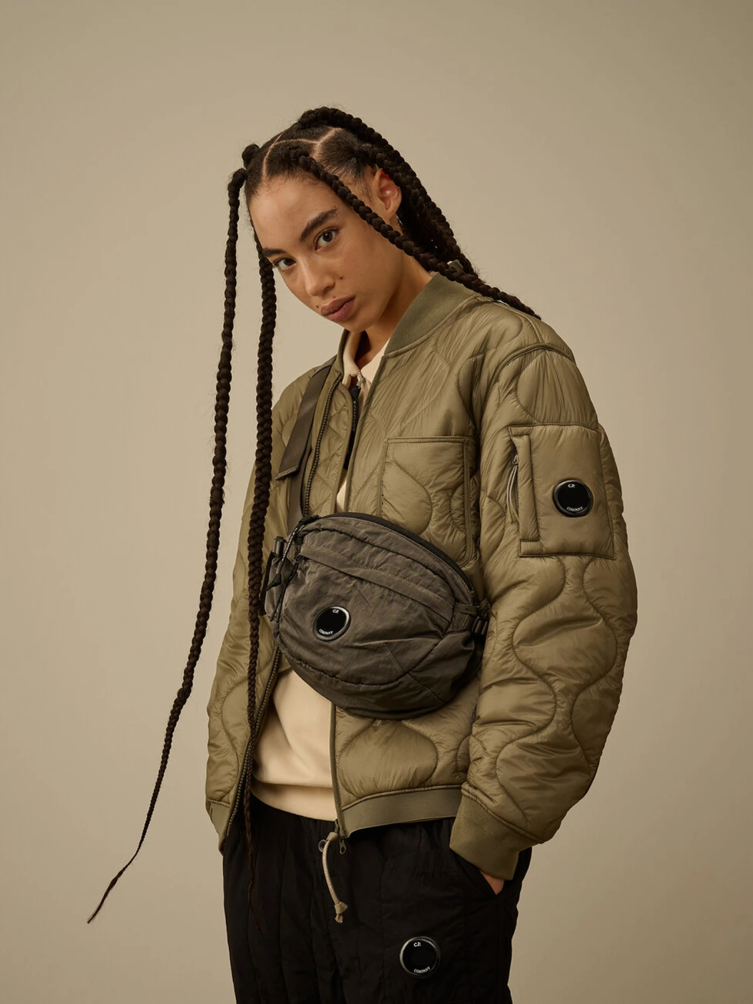 Сумка C.P. Company Nylon B Lens Crossbody Gunmetal