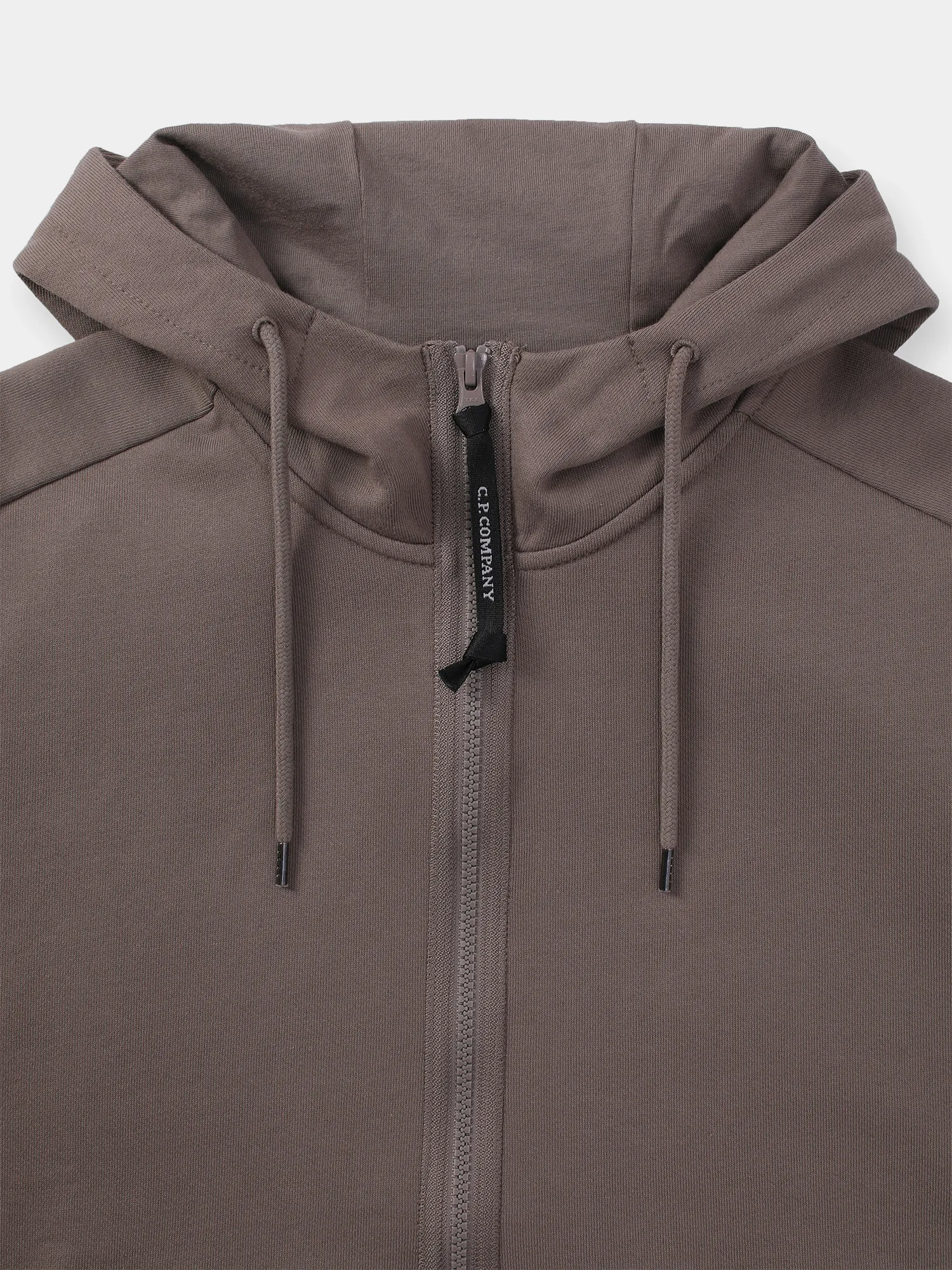 Зип-худи C.P. Company Diagonal Raised Fleece Goggle Walnut