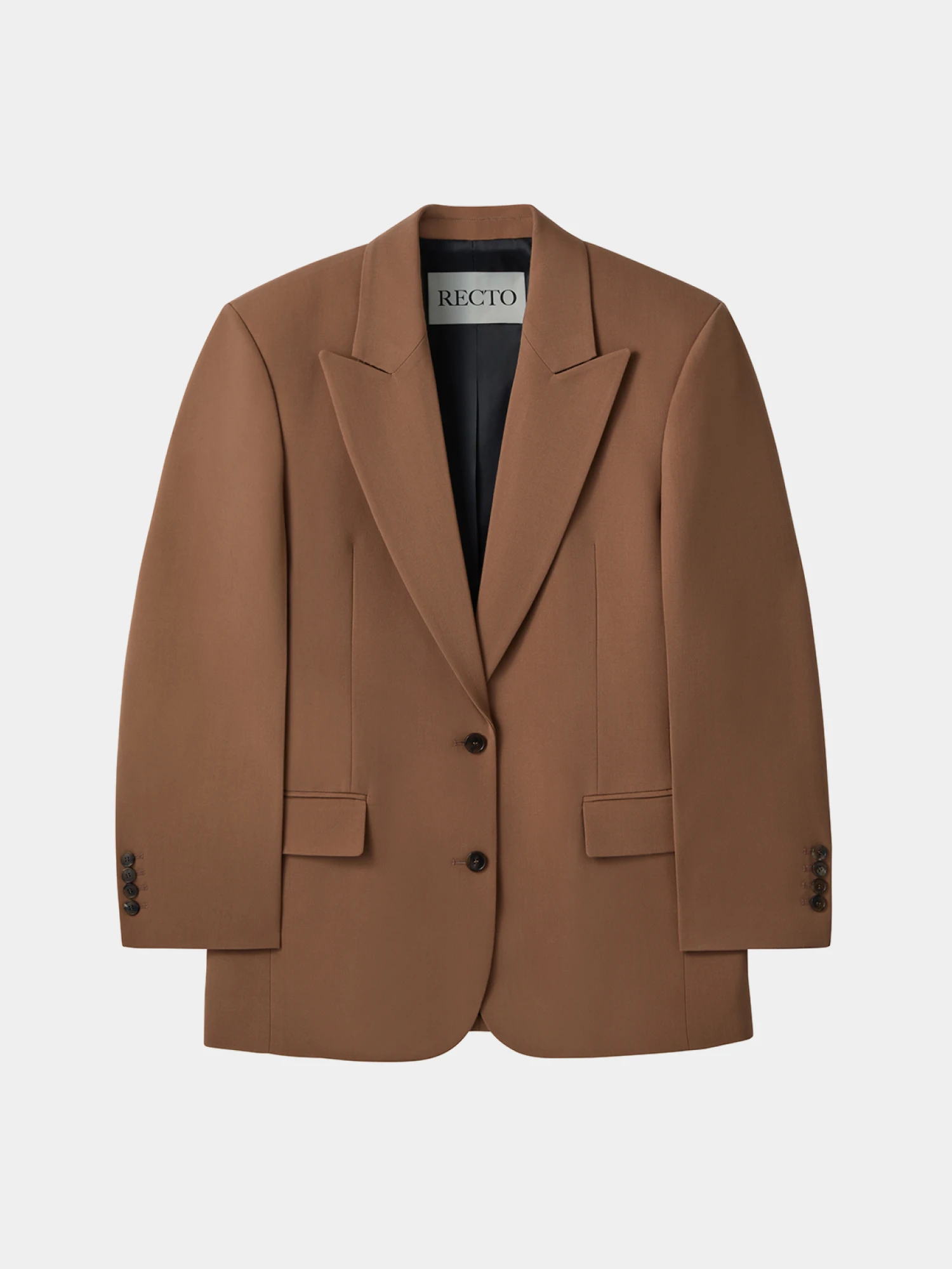 Женский пиджак Recto Structure Wool Tailored Rose Beige