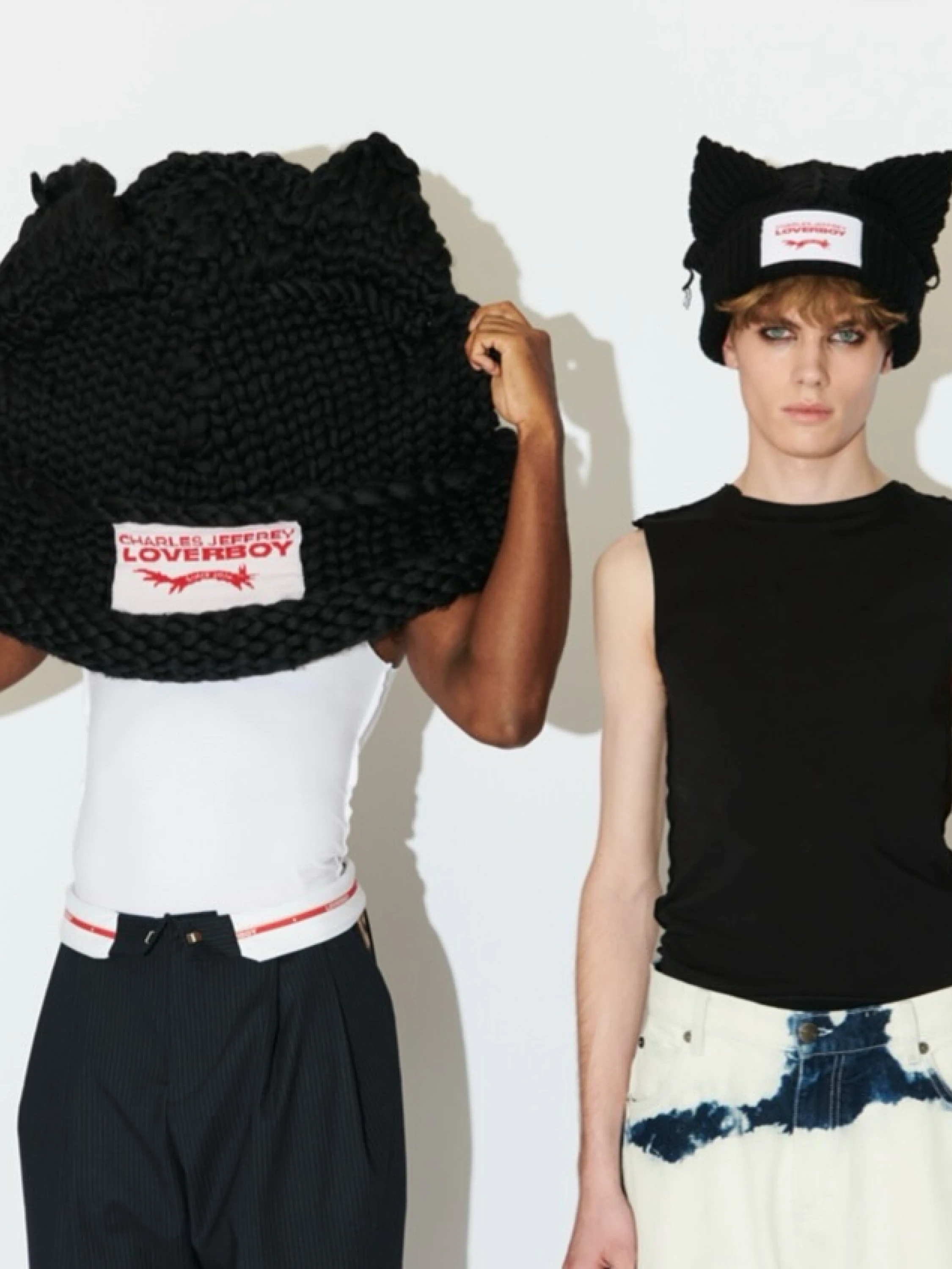 Шапка Charles Jeffrey Loverboy Supa Massive Ears Black