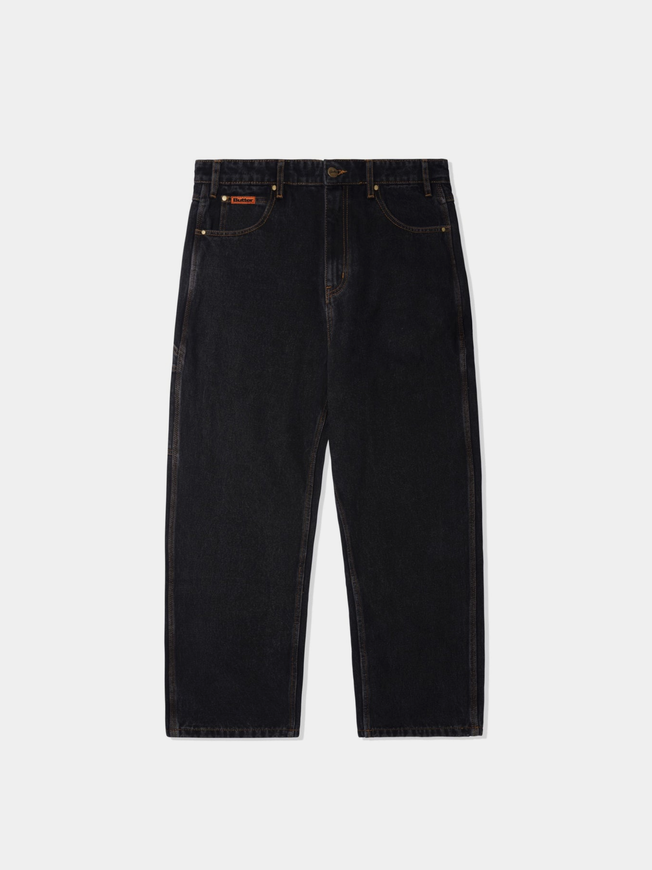 Джинсы Butter Goods Relaxed Denim Washed Black