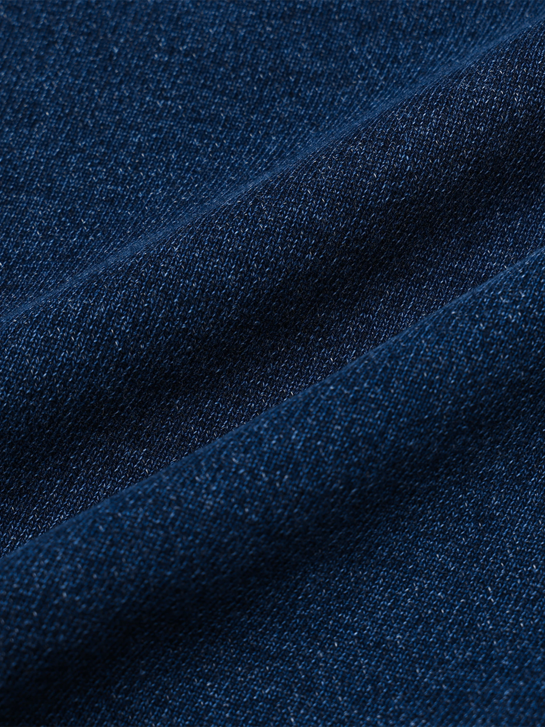 Худи ANGLAN Applique Heavy Sweat Hoodie Indigo Denim