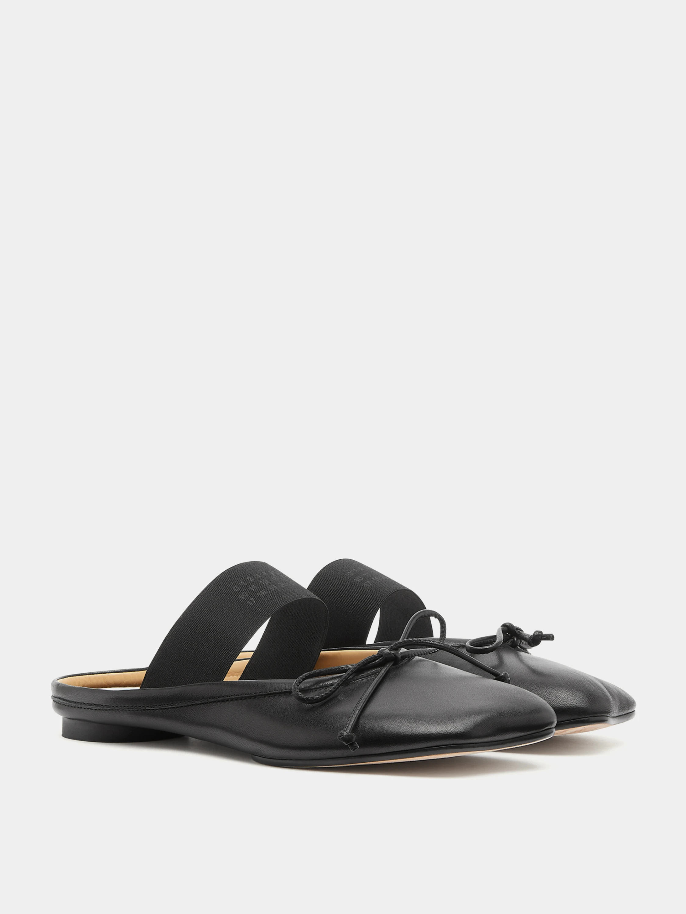 Женские сандалии MM6 Maison Margiela Slip-on Ballerinas Black
