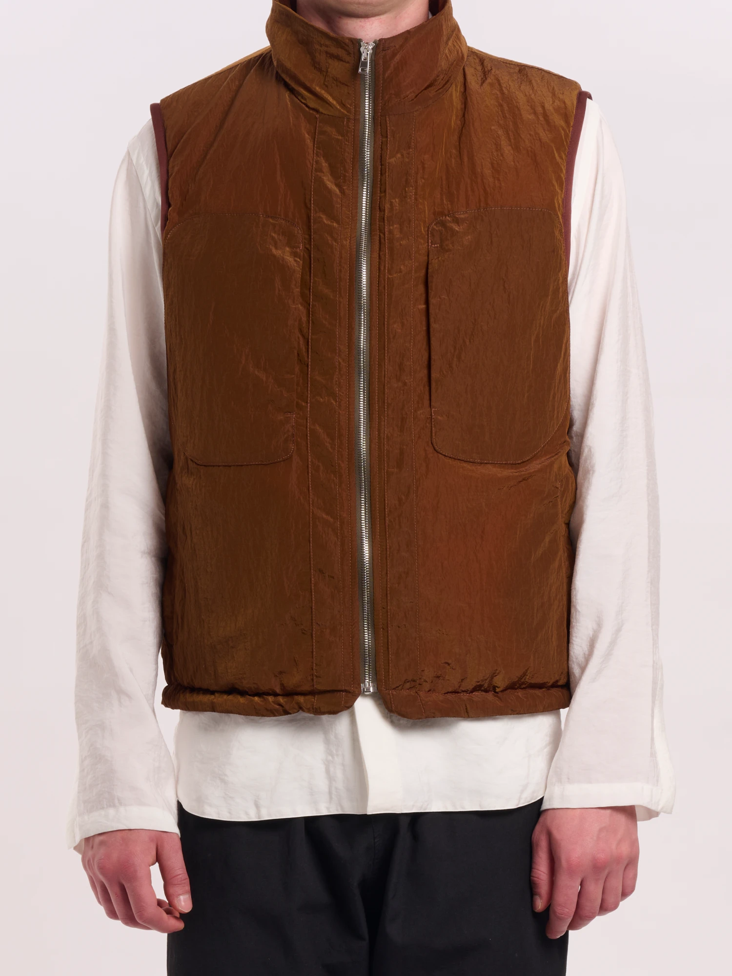 Жилет RANRA Treker Shiny Nylon Bronze Brown