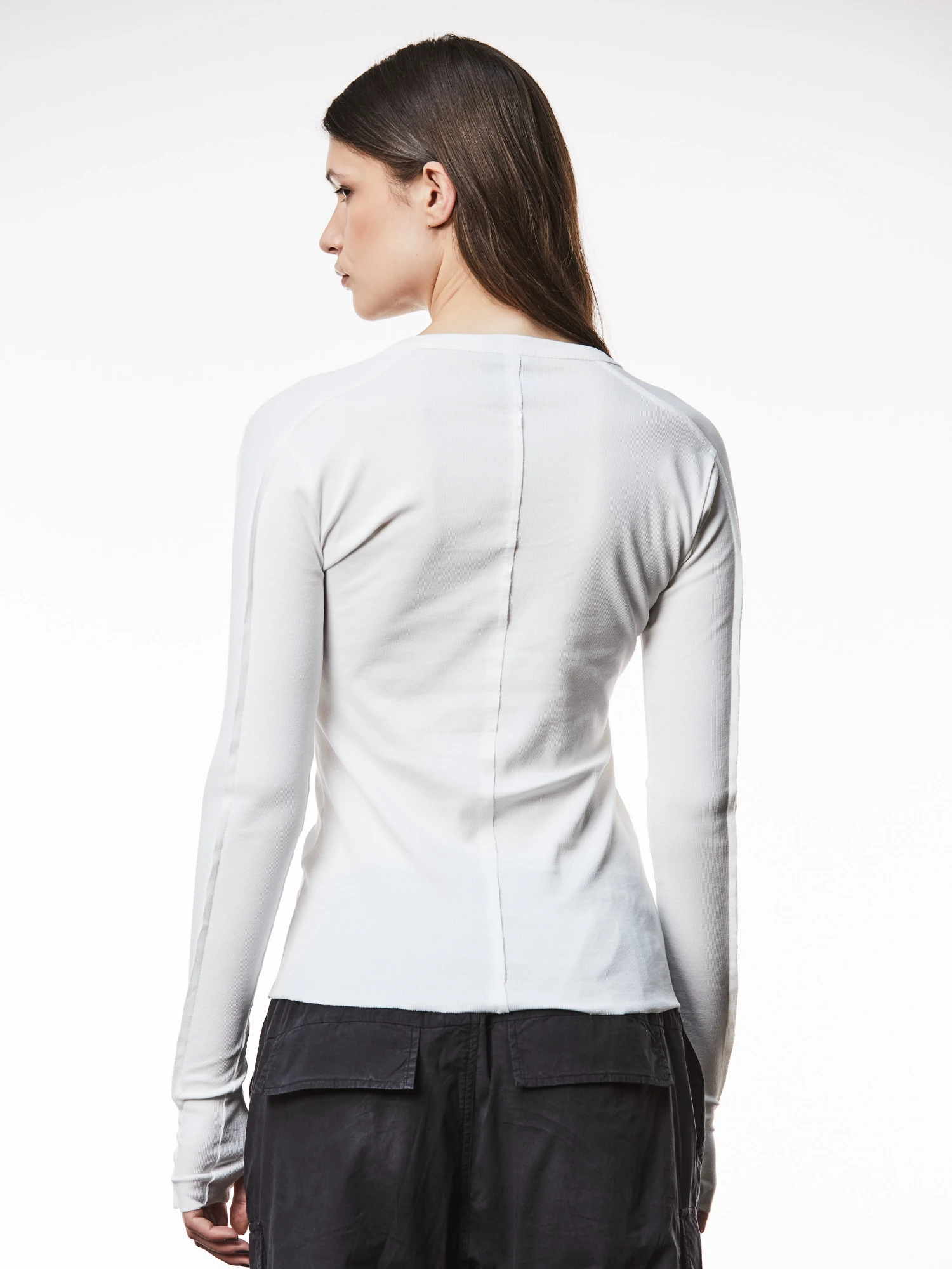 Лонгслив thom/krom W TS 561 Off White