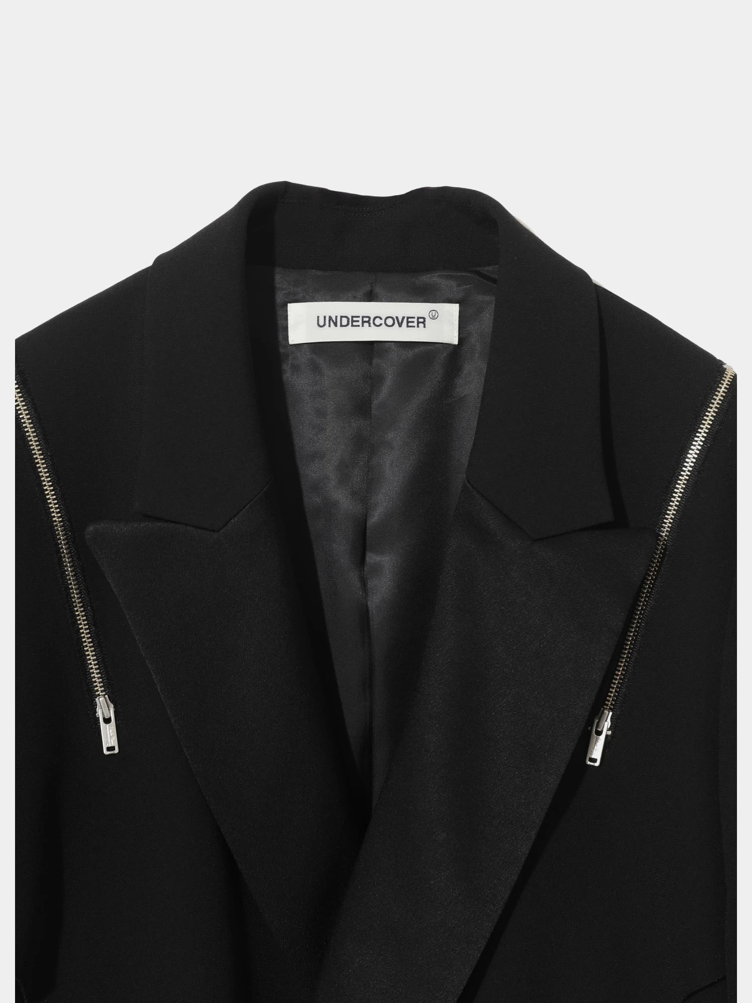 Женский пиджак UNDERCOVER Blend Inside-Out Satin Black