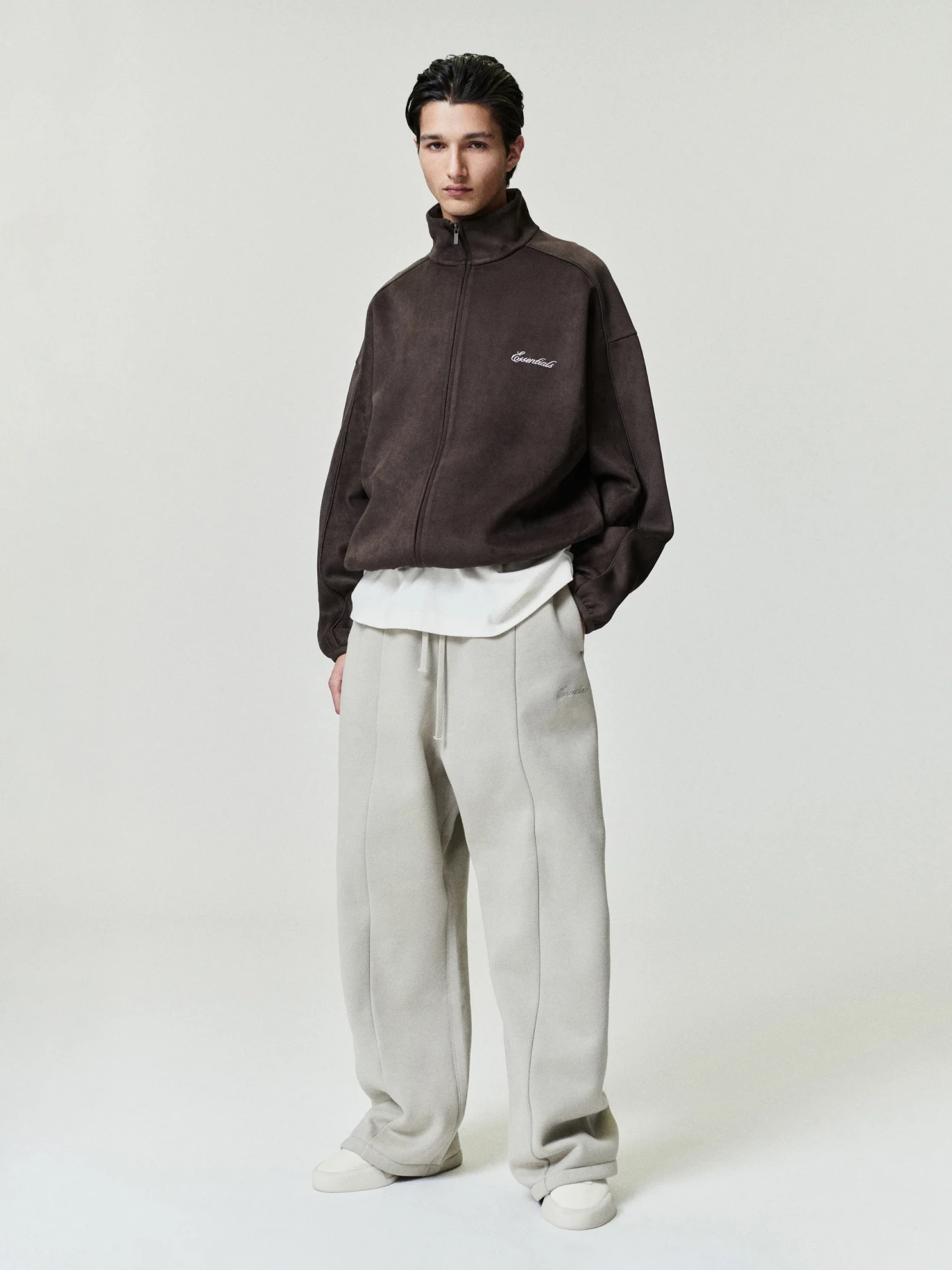 Олимпийка Fear of God ESSENTIALS Suede Signature Brown