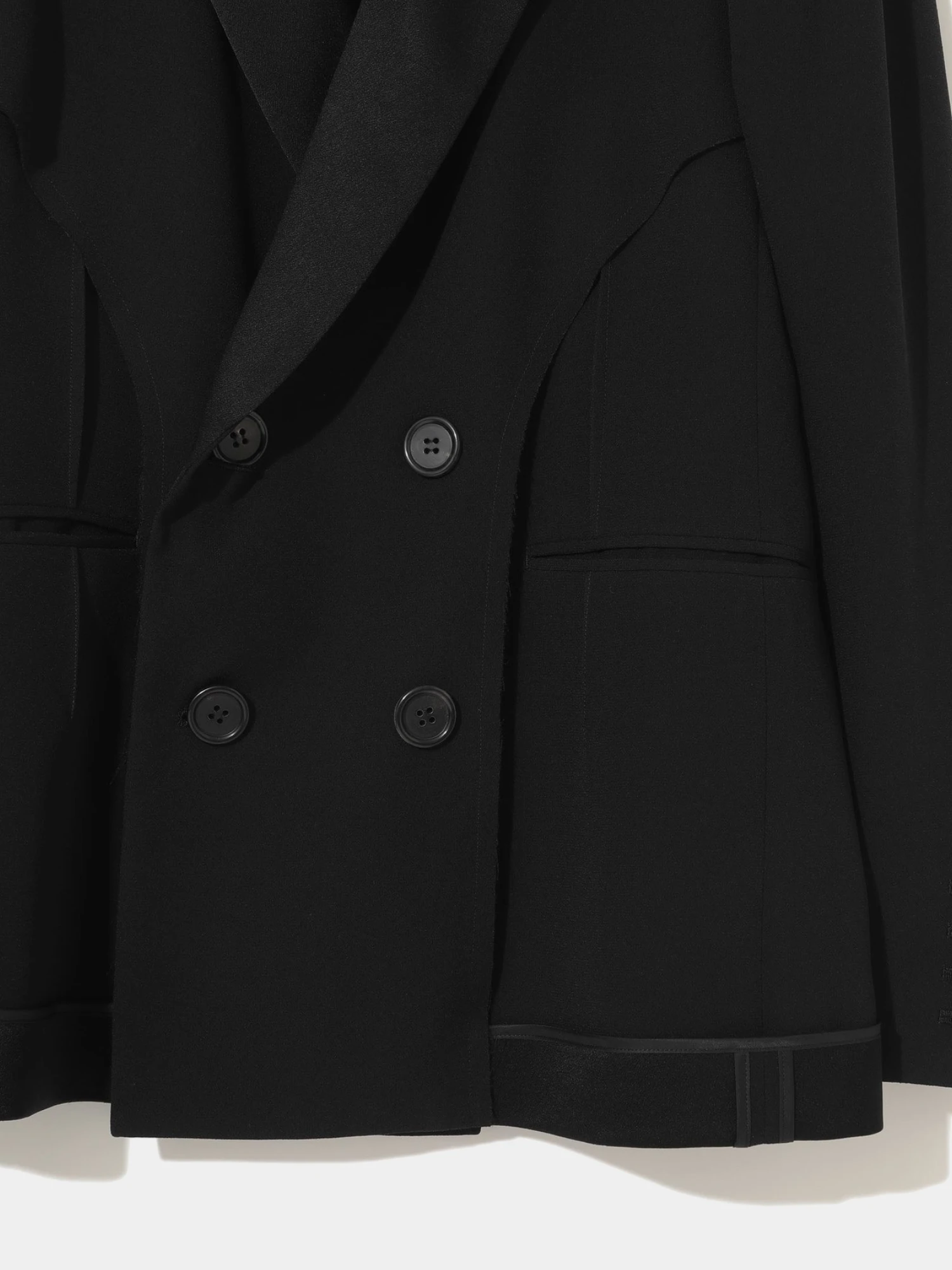 Женский пиджак UNDERCOVER Blend Inside-Out Satin Black