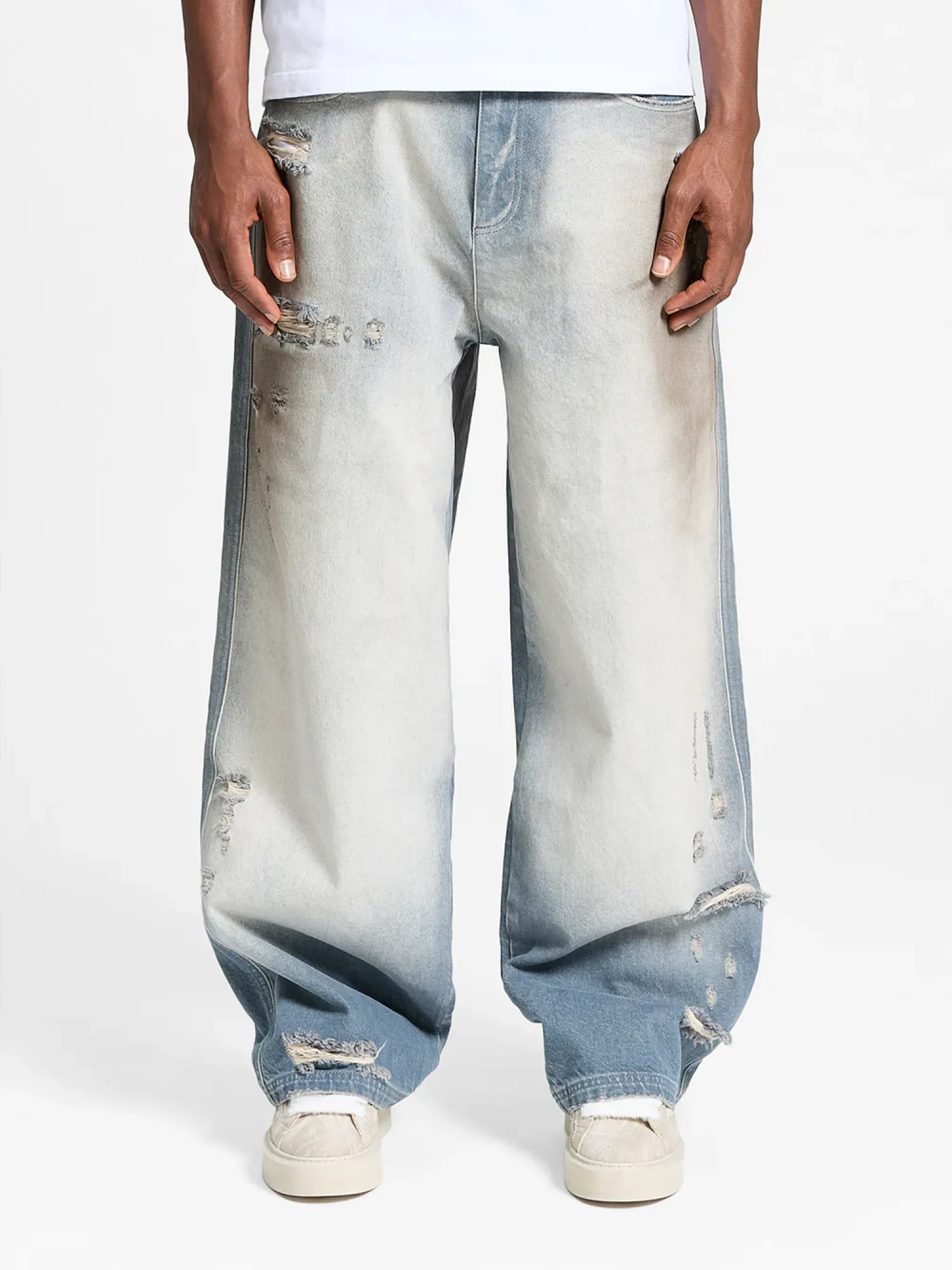 Джинсы RETERNITY Coloris Distressed Blue