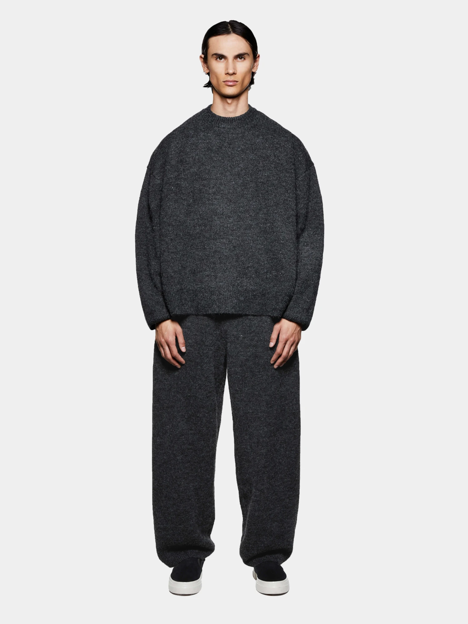 Свитшот MKI MIYUKI ZOKU Mohair Blend Knit Charcoal