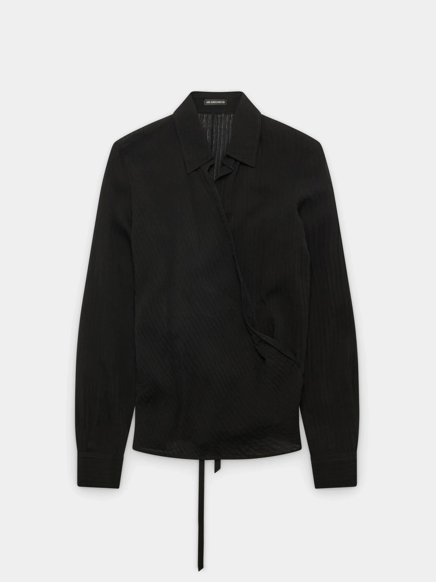 Женская рубашка Ann Demeulemeester Alba Asymmetric Black