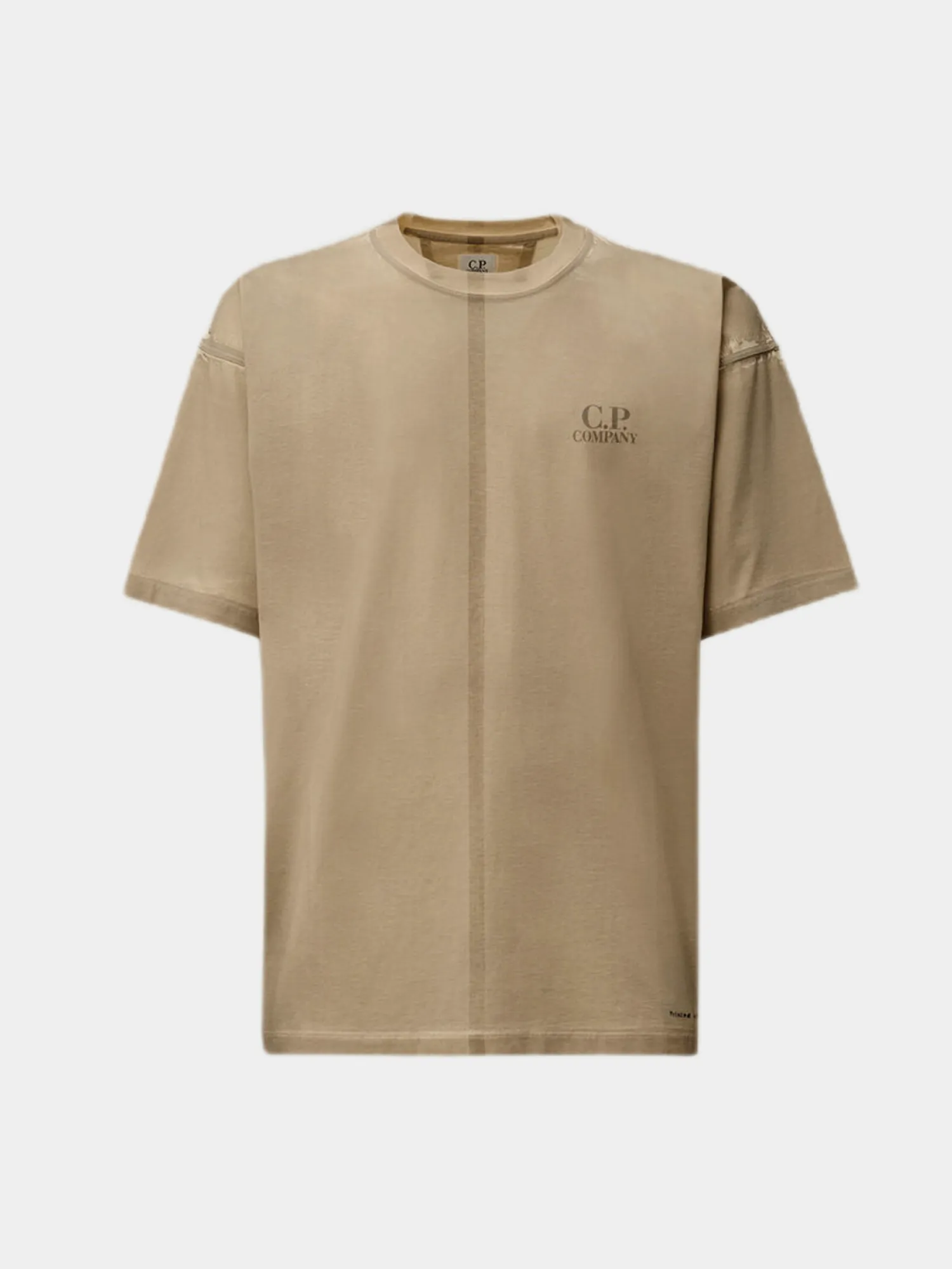 Футболка C.P. Company 24/1 Jersey Printed Logo Pistachio She