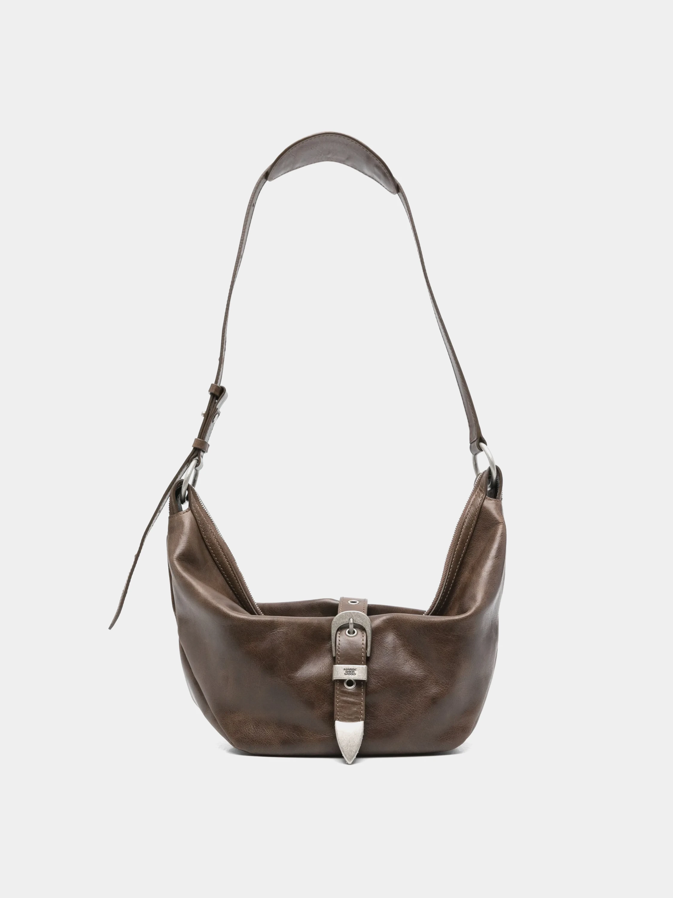 Женская сумка MARGESHERWOOD Belted Hobo Medium Washed Brown