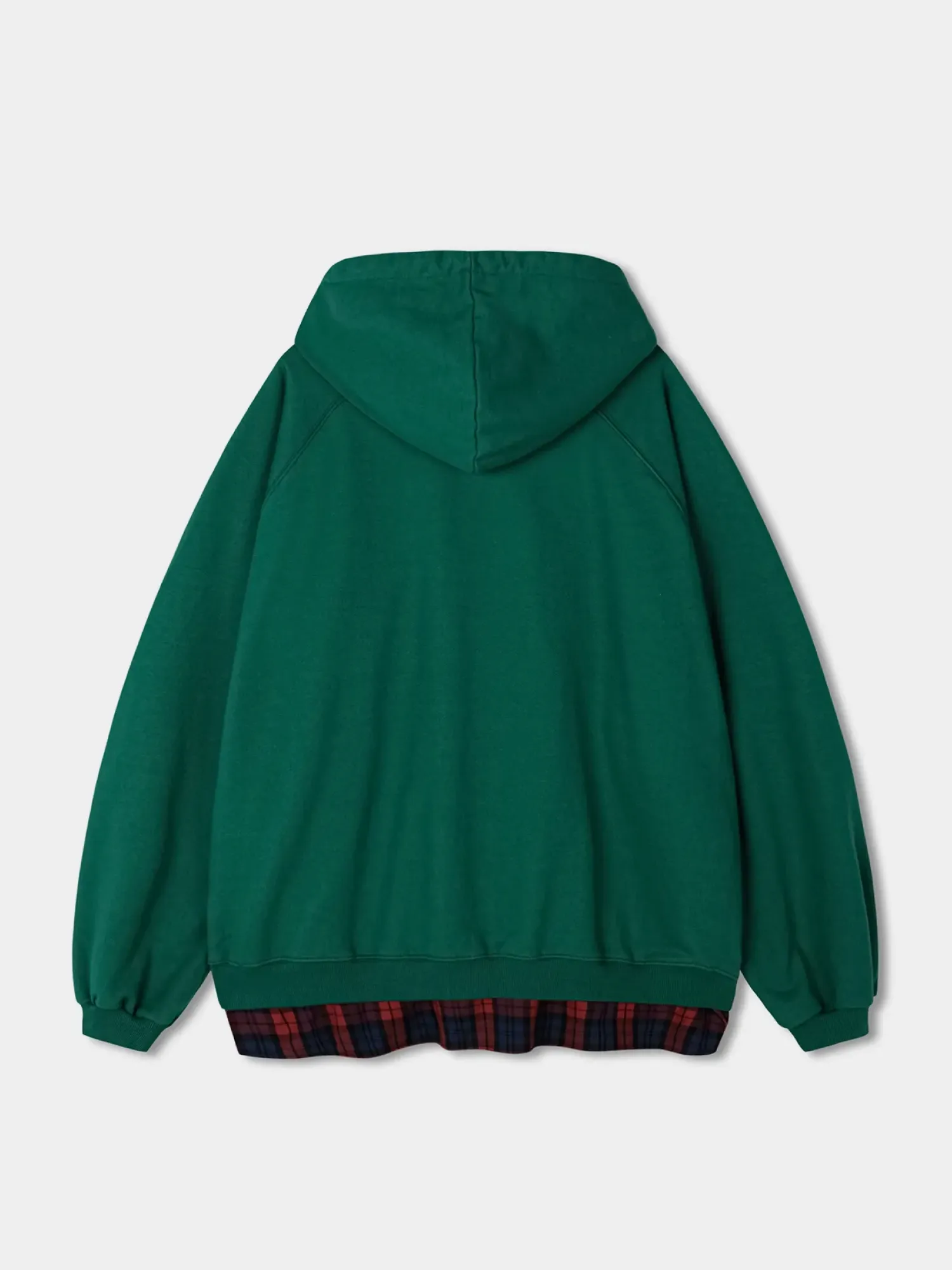 Худи ANGLAN Snake Print Shirt Layered Green