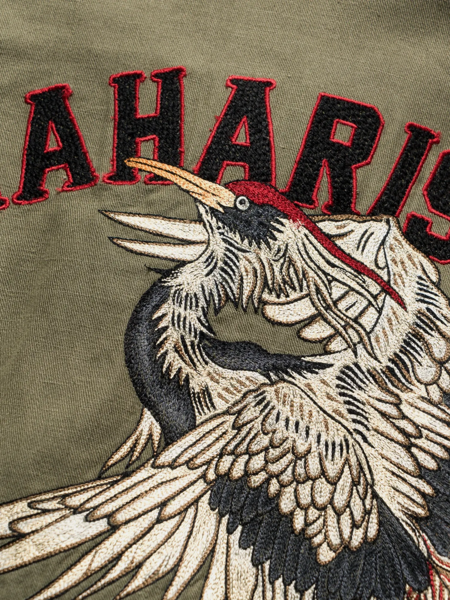 Бомбер MAHARISHI 6101 Crow & Heron M42 Flight Olive