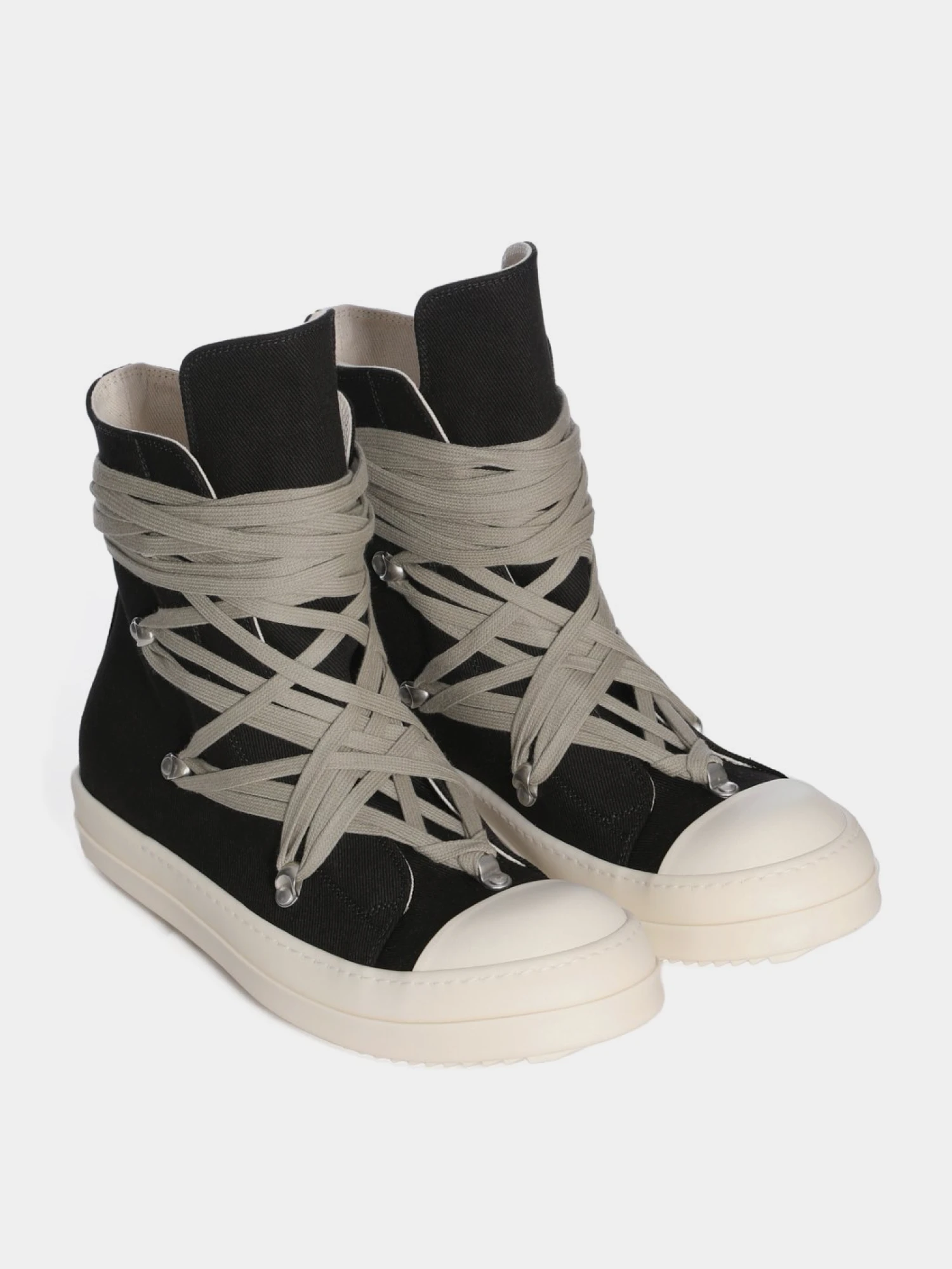 Кеды RICK OWENS DRKSHDW Megalaced Dirty Black/Milk