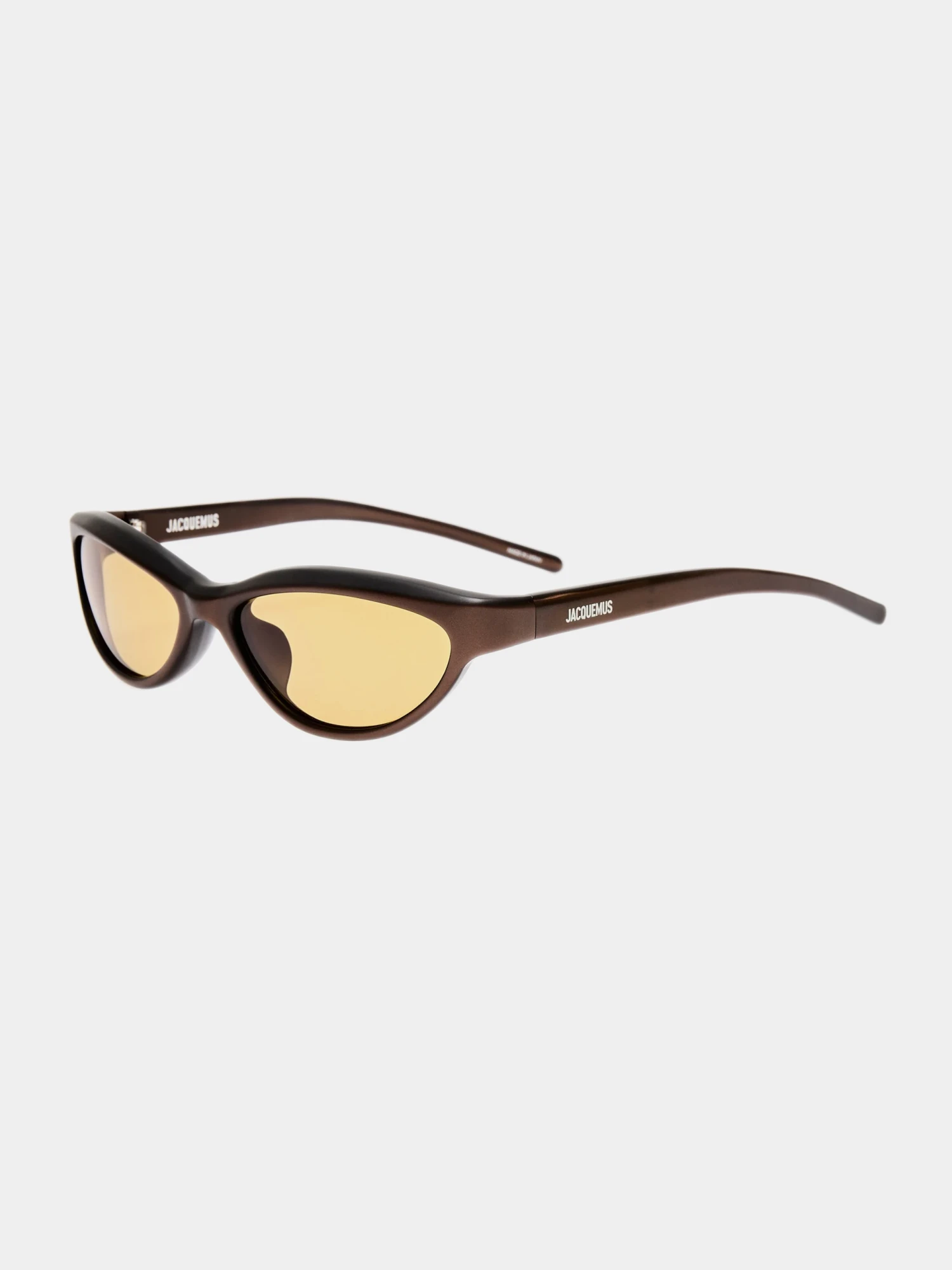 Очки JACQUEMUS Curvo Metallic Brown