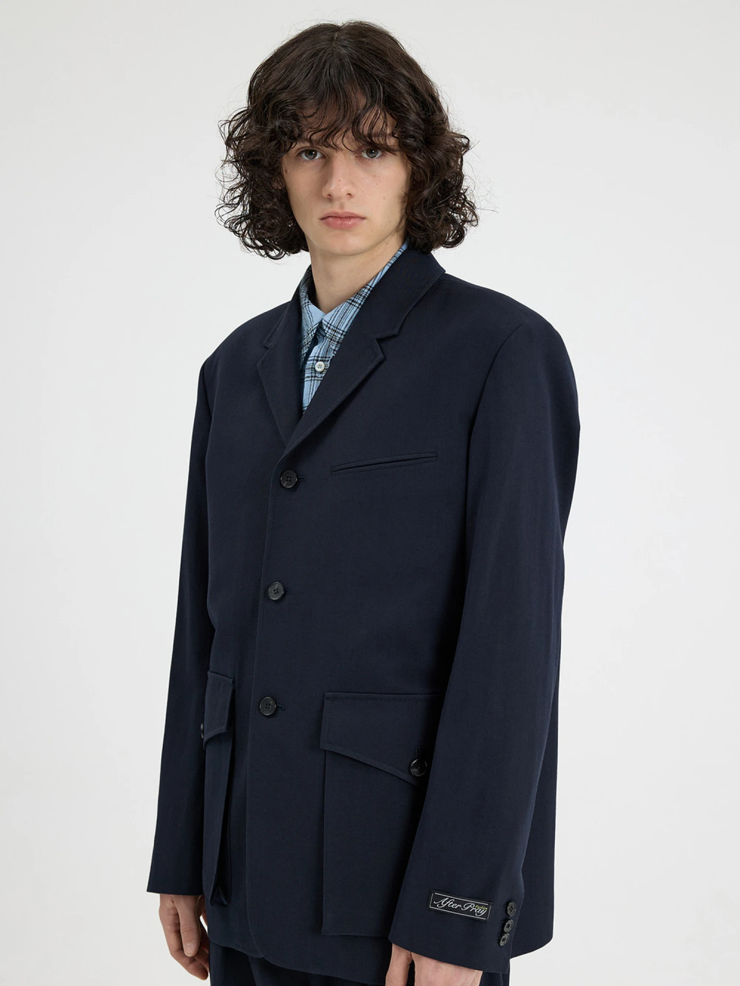 Пиджак AFTER PRAY Kruger Wool Navy