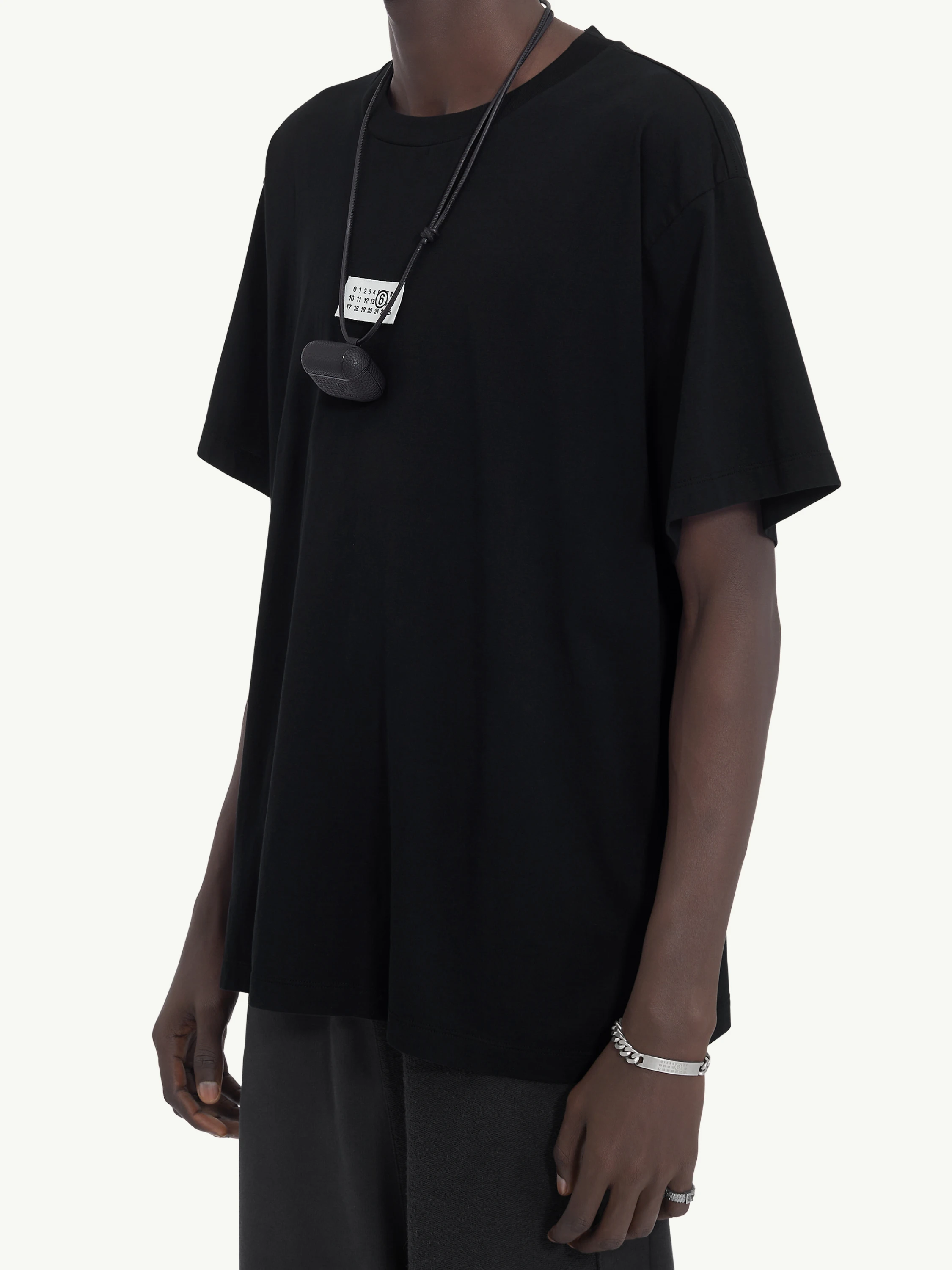 Футболка MM6 Maison Margiela Numeric Signature Black