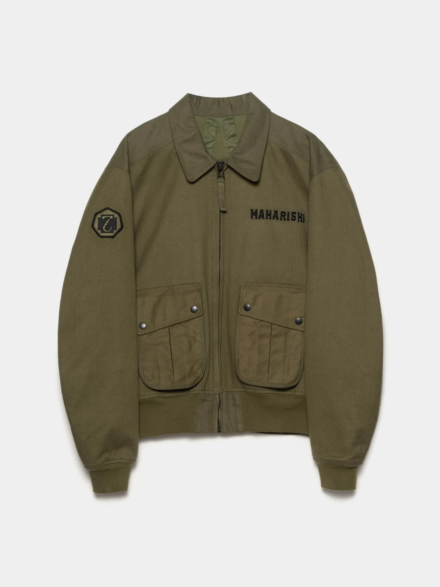 Бомбер MAHARISHI 6101 Crow & Heron M42 Flight Olive