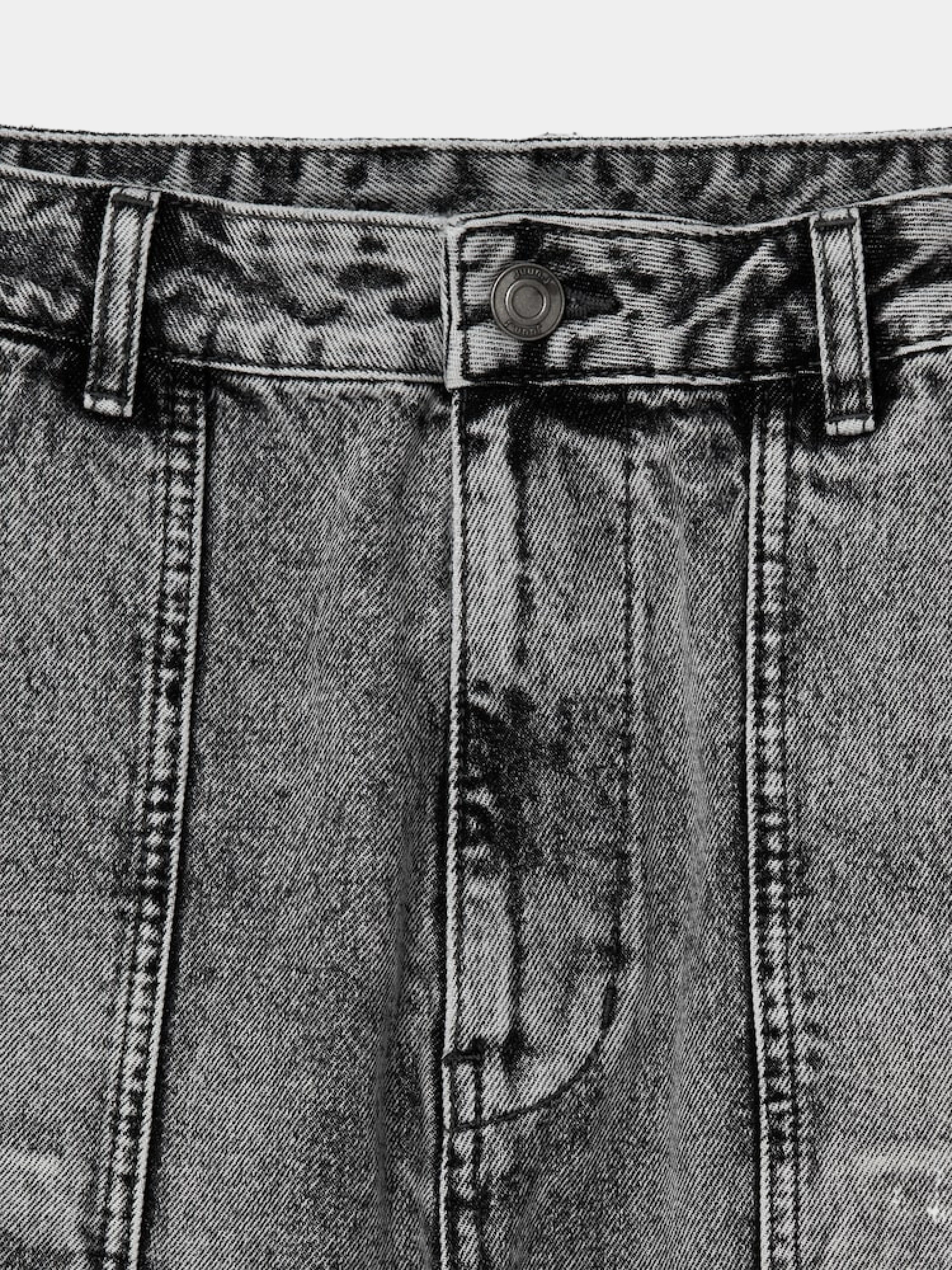 Шорты JUUN.J Denim Washed Shorts Grey