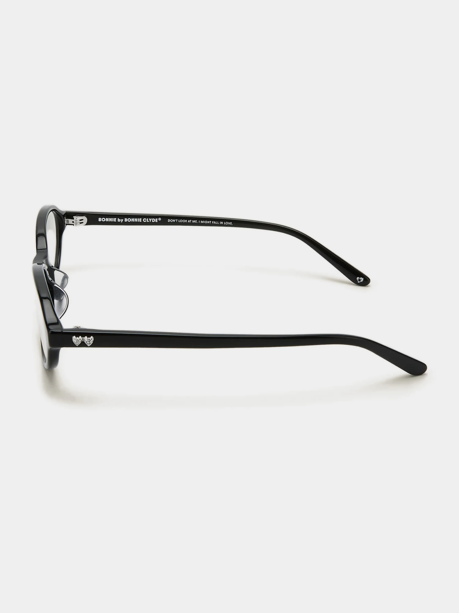 Очки Bonnie Clyde Baby Black & Clear Lens