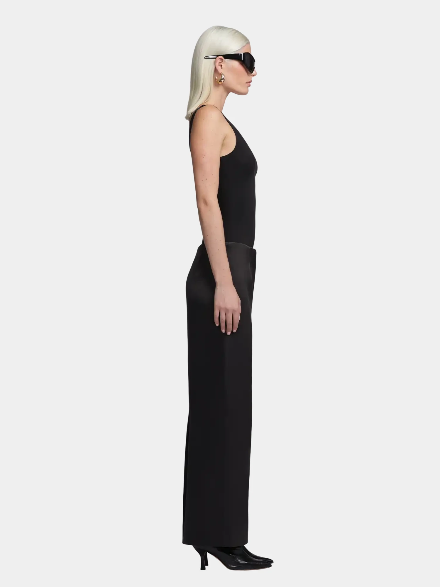 Женское боди entire studios V Neck Bodysuit Soot