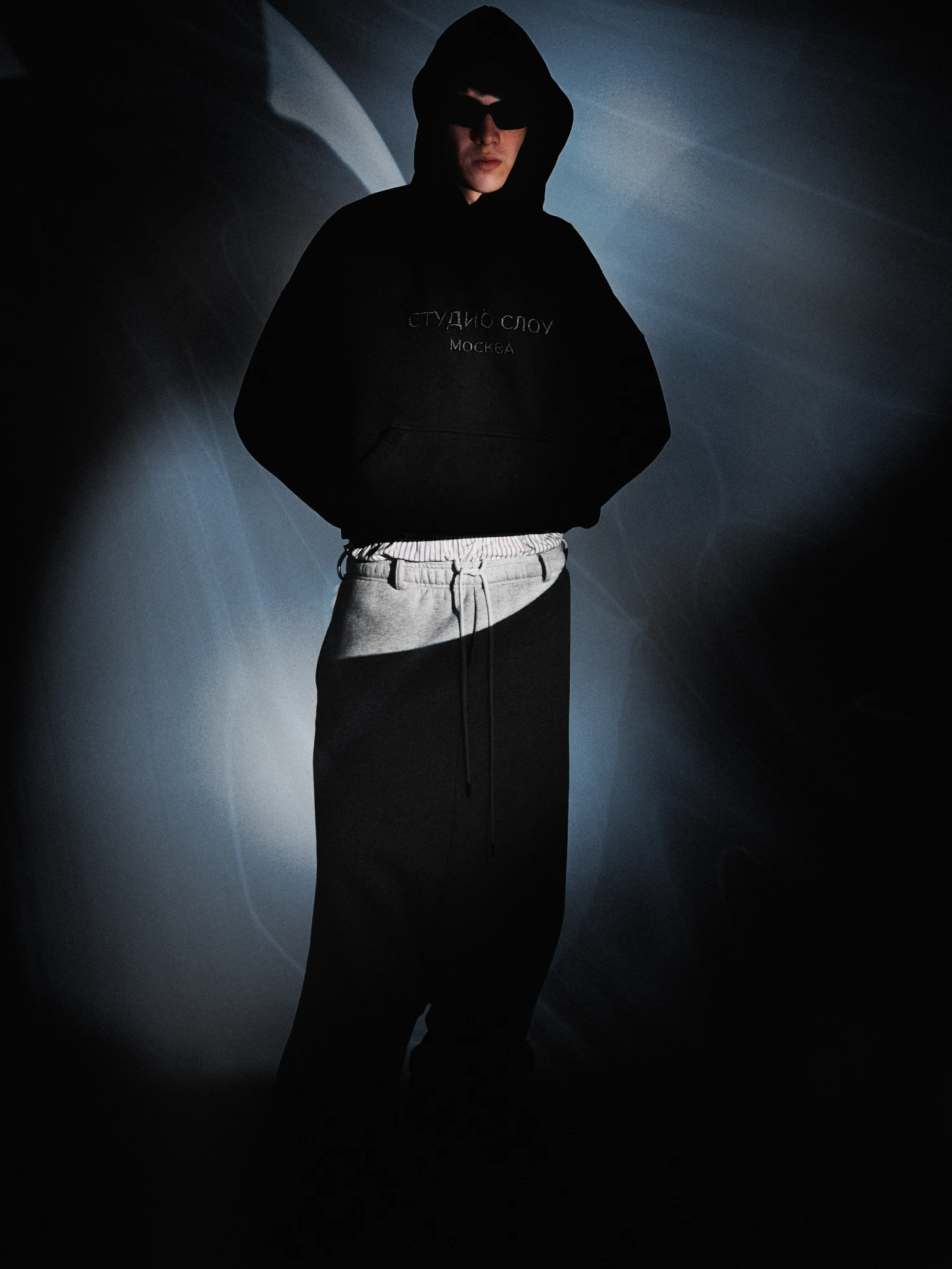 Худи Studio Slow x ÖMANKÖ Logo Hoodie Black