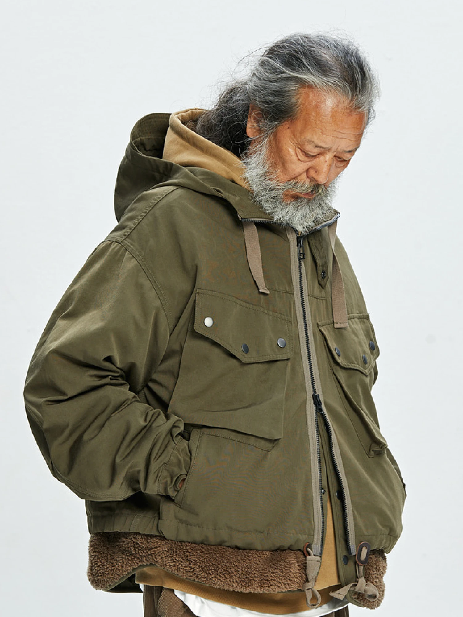 Парка FrizmWORKS Smock Hooded Parka 002 Olive