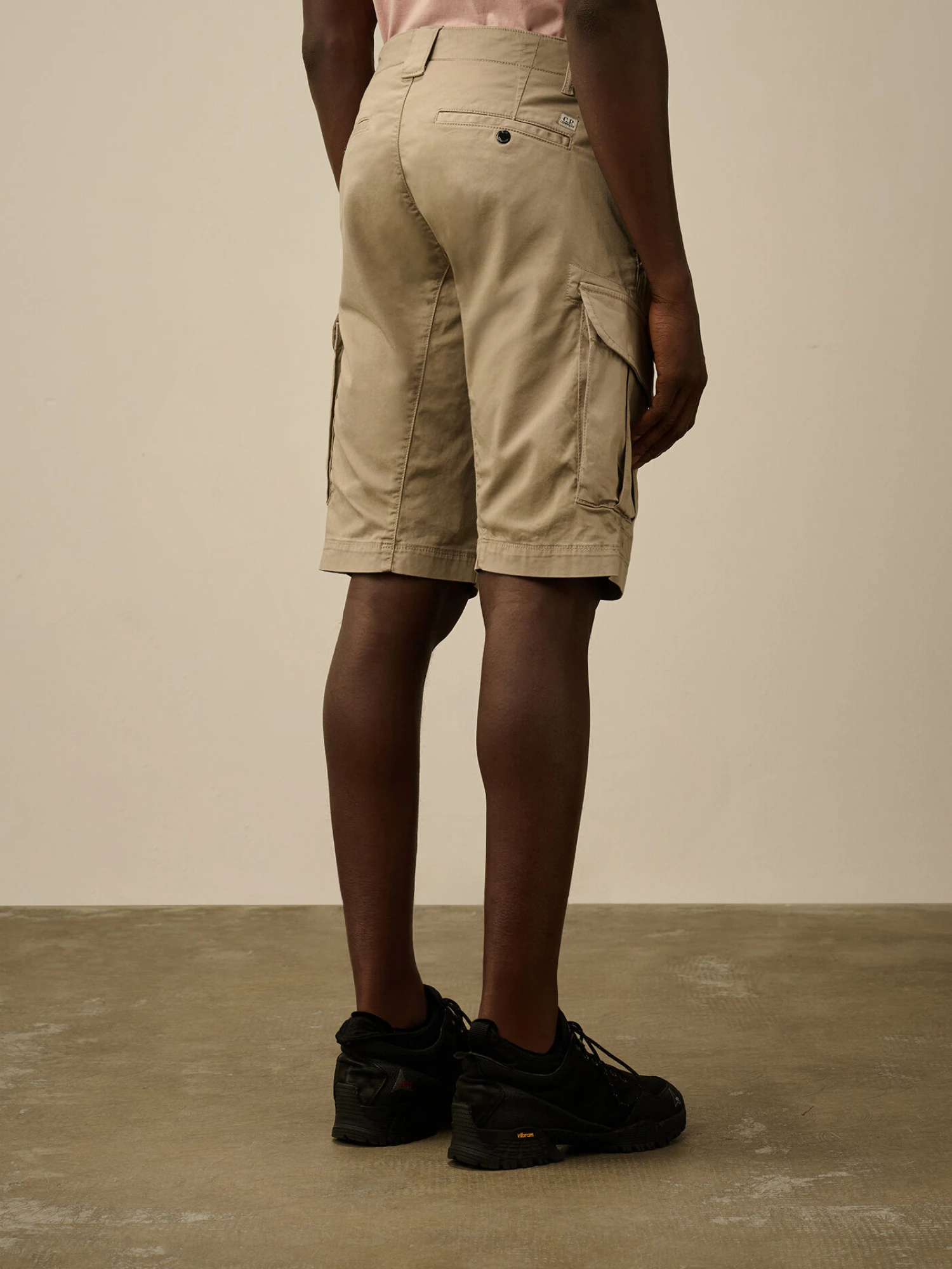 Шорты C.P. Company Stretch Sateen Cargo Vintage Khaki