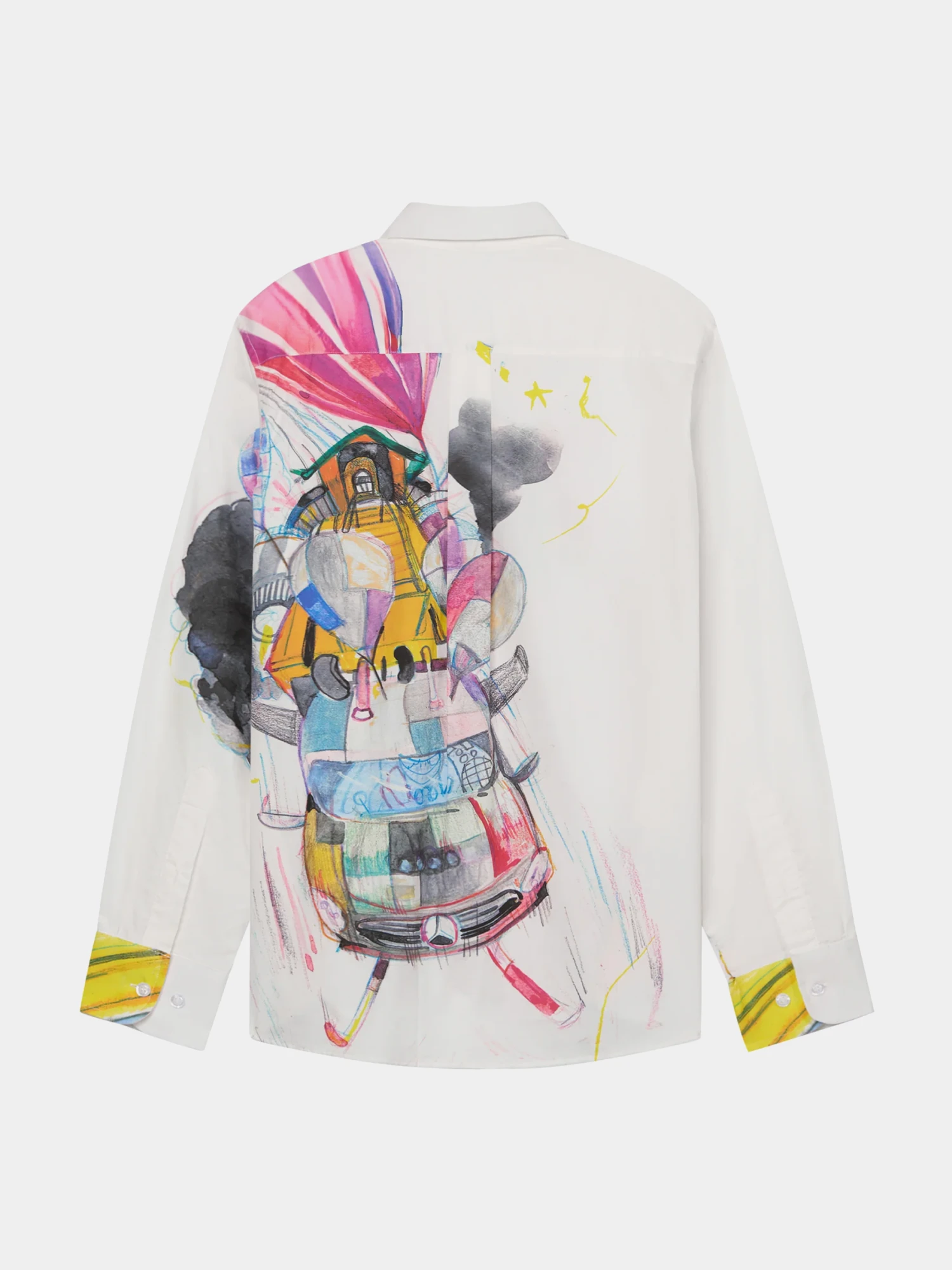 Рубашка KidSuper Slingshot Button Up White
