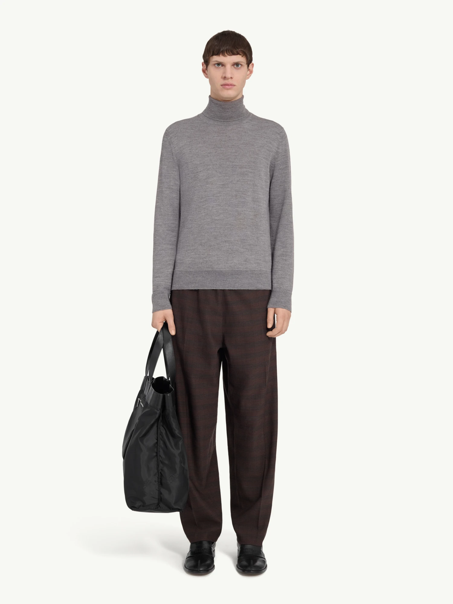 Свитер MM6 Maison Margiela Elbow Patch Grey Melange